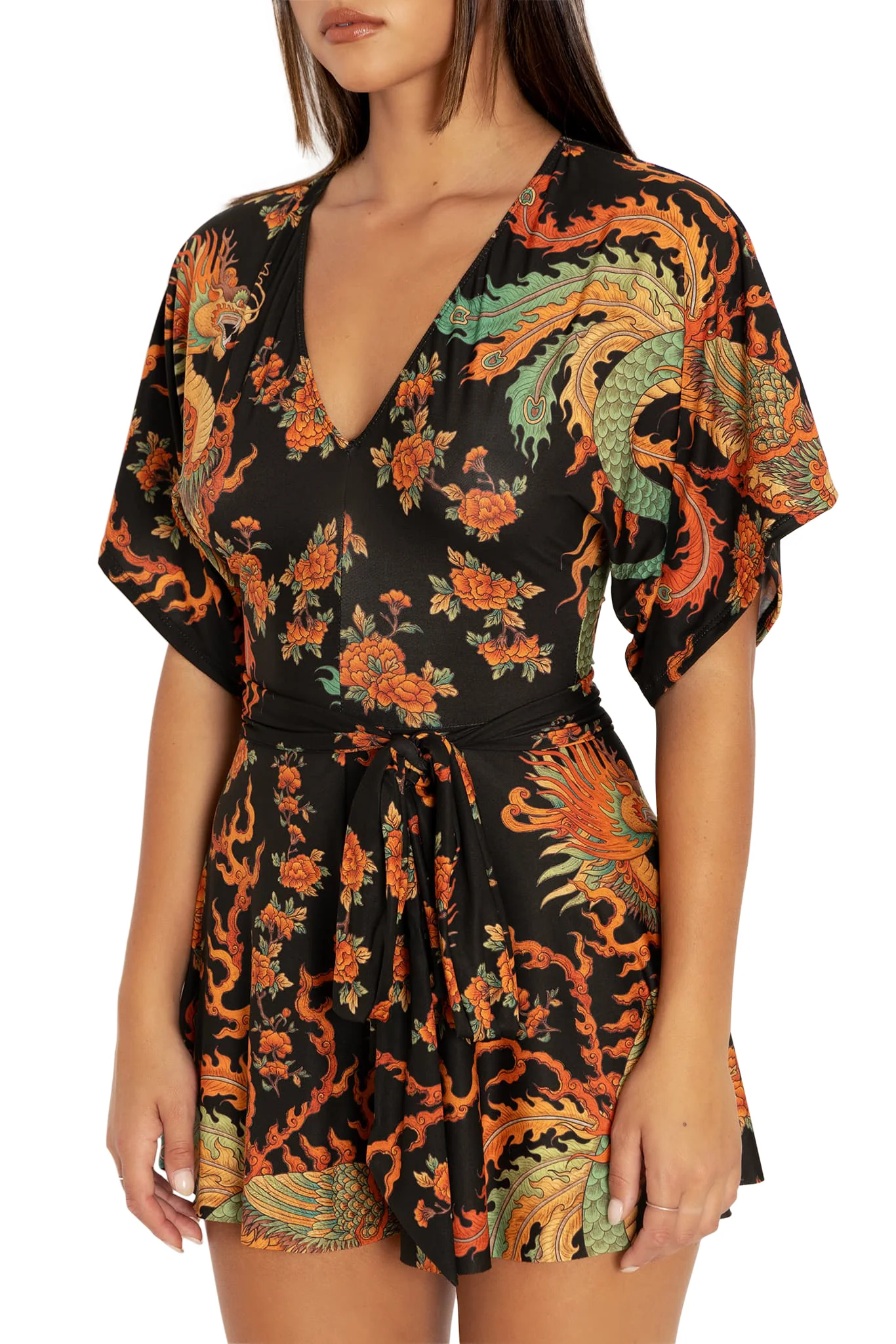 Dragon Rising  Slinky Playsuit - Image 3