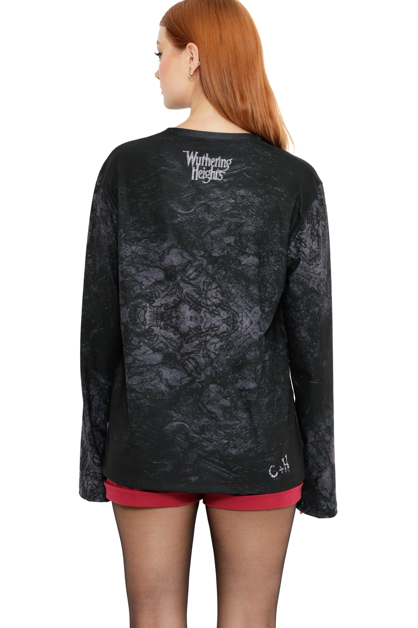 Drive Me Mad Long Sleeve Oversized Boyfriend Tee - Image 4