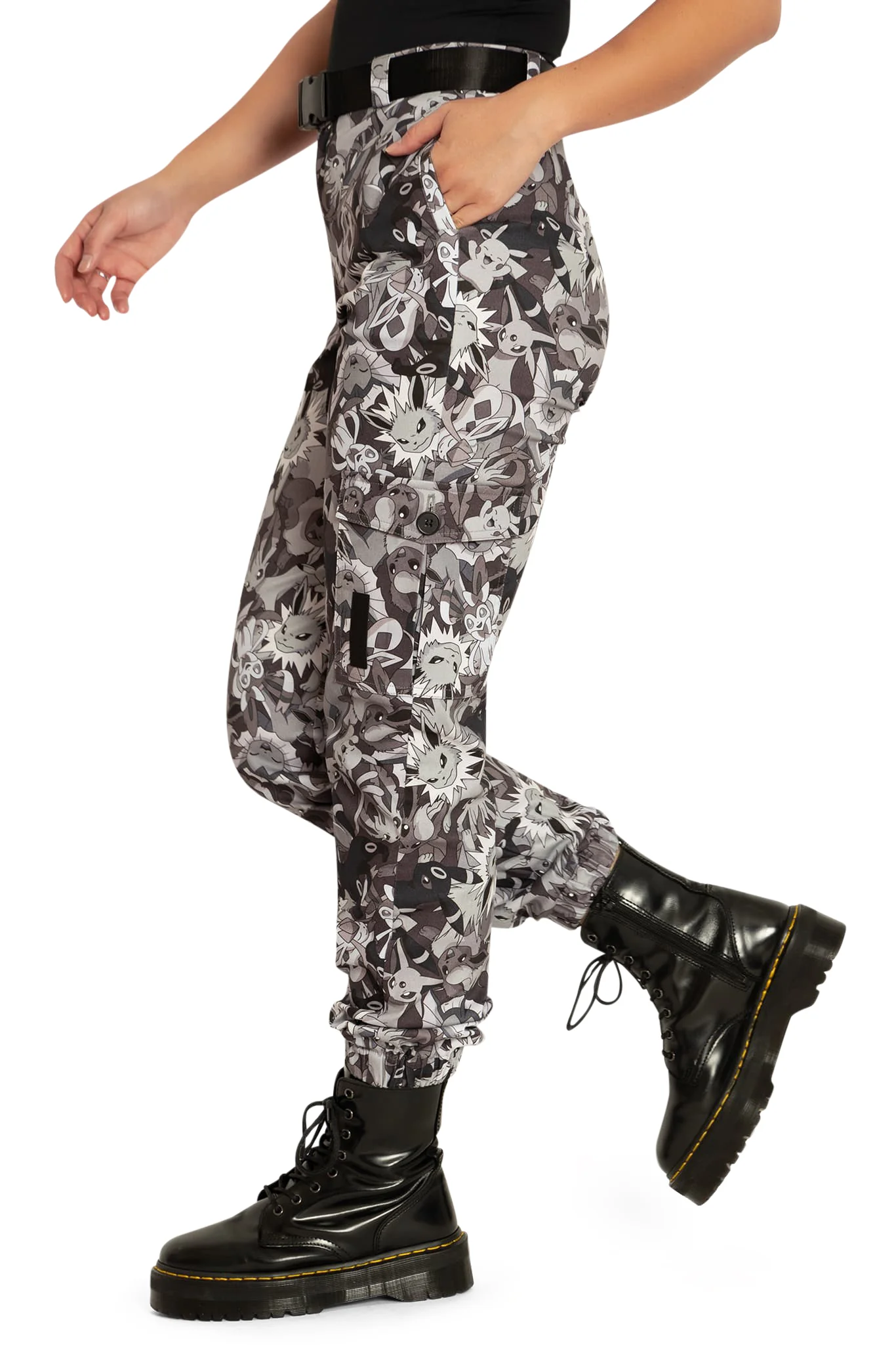 Eevee Evolution Camo Cargo Pants - Image 4