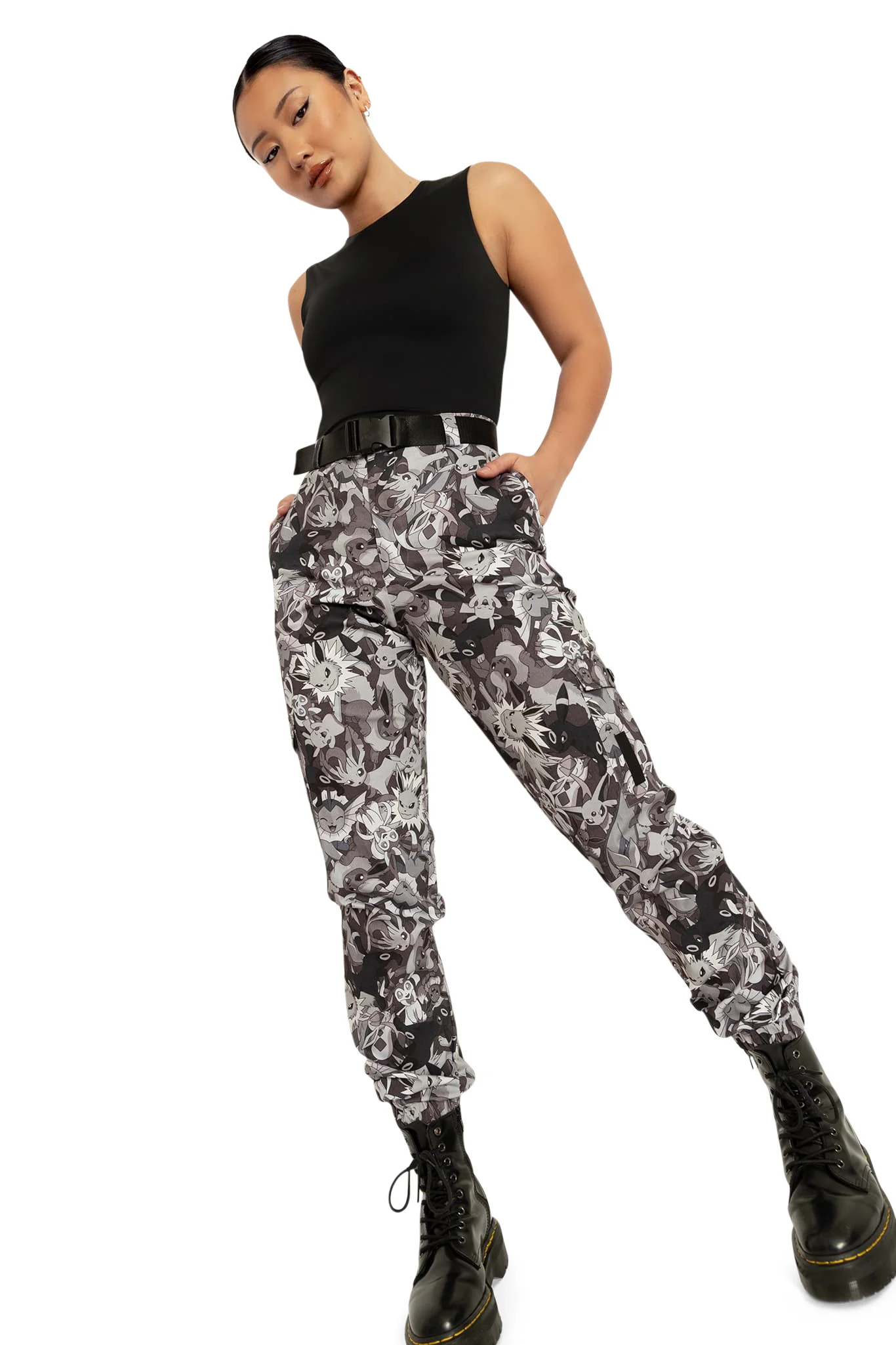 Eevee Evolution Camo Cargo Pants - Image 5