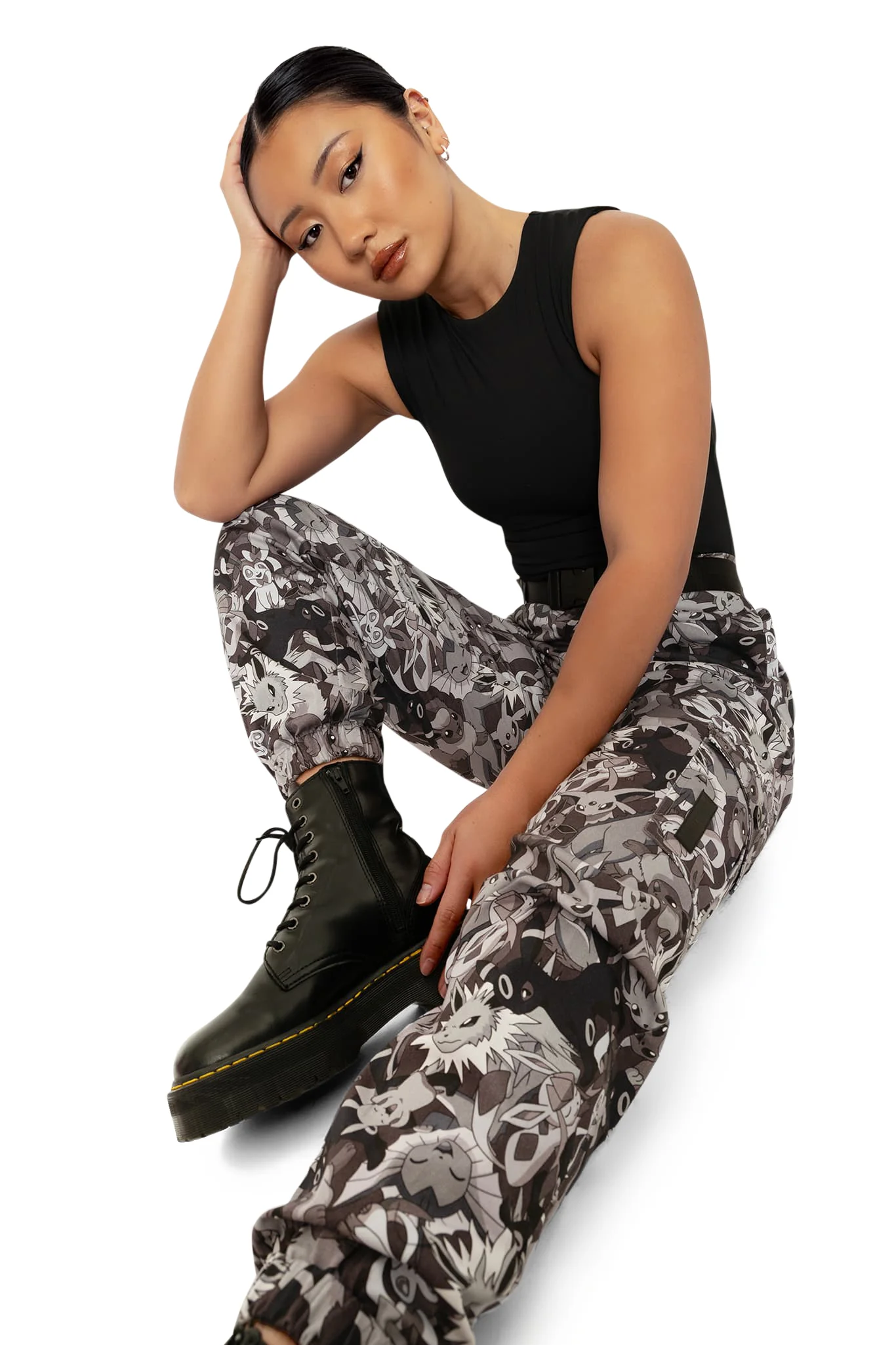 Eevee Evolution Camo Cargo Pants - Image 7