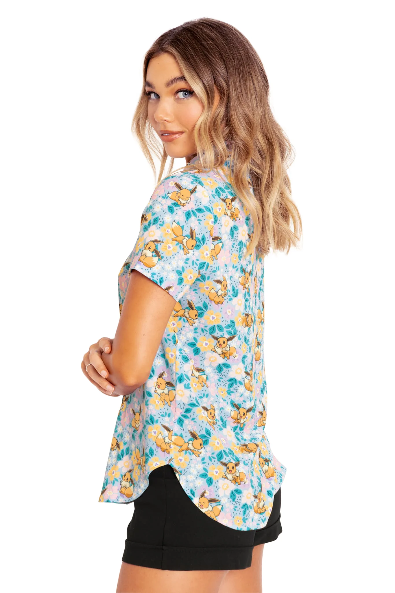 Eevee Garden Cute As A Button Shirt - Image 6