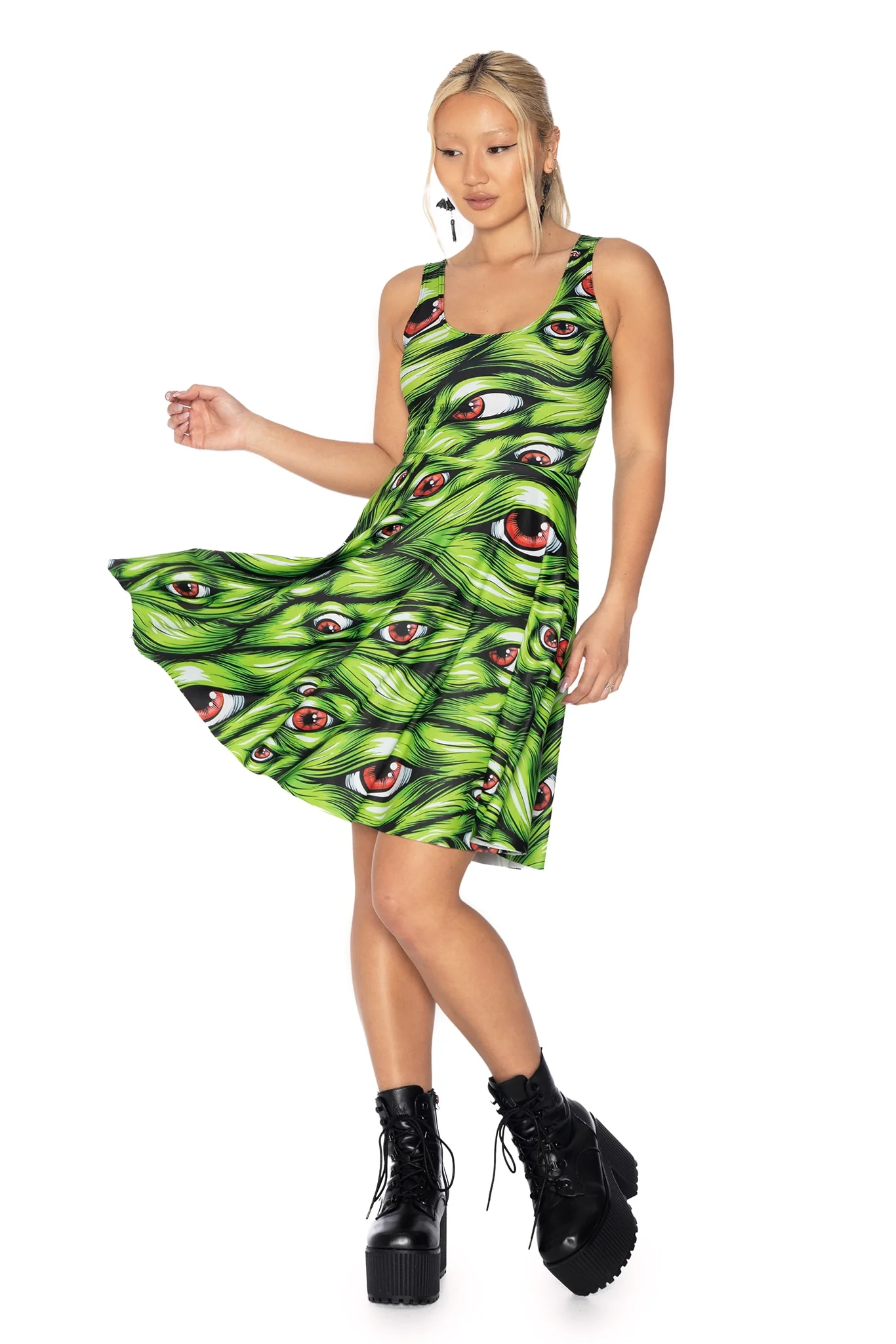 Eye On You Scoop Longline Dress
