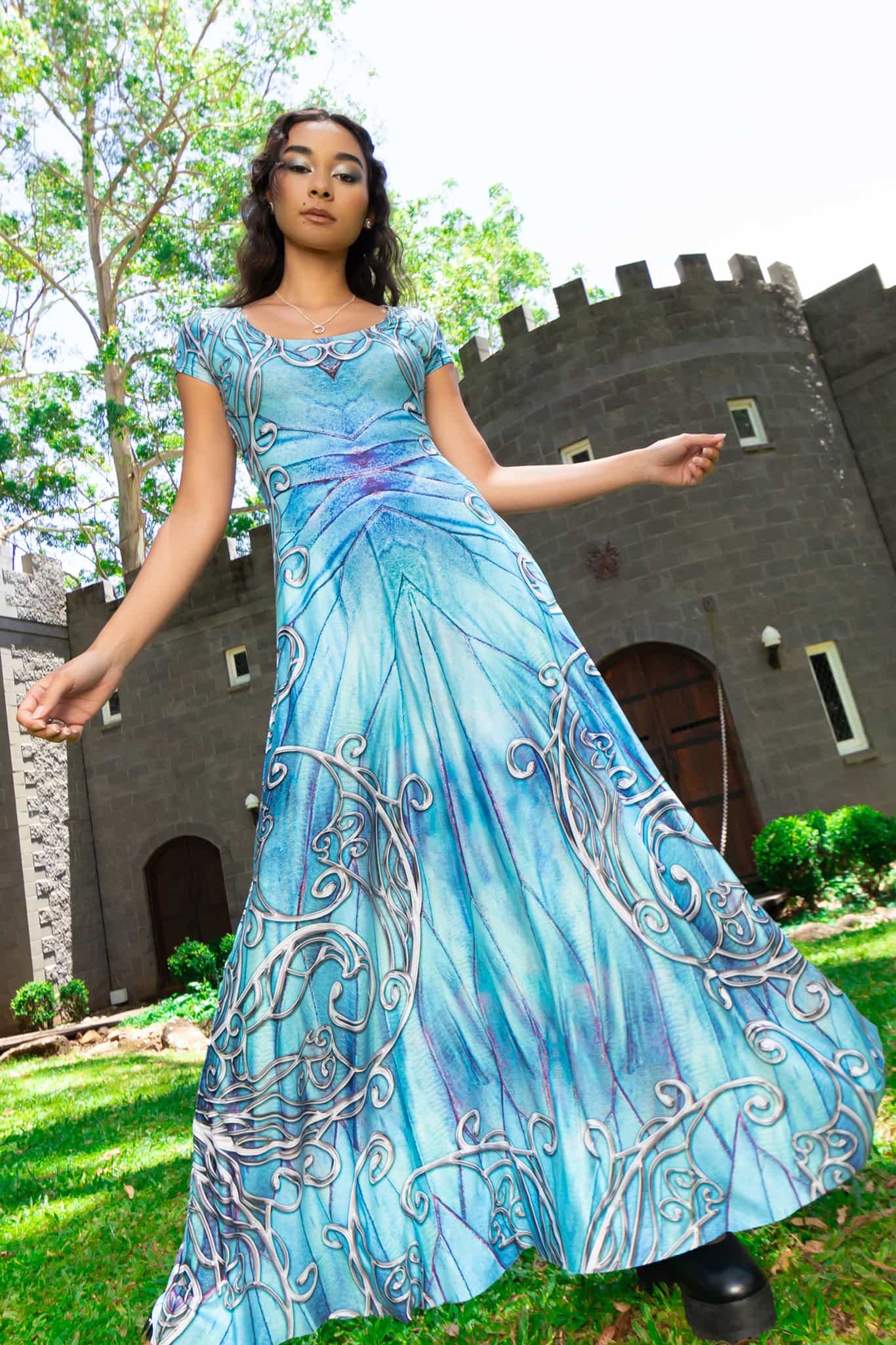 Fairy Kingdom Cap Sleeve Maxi Dress - Image 5
