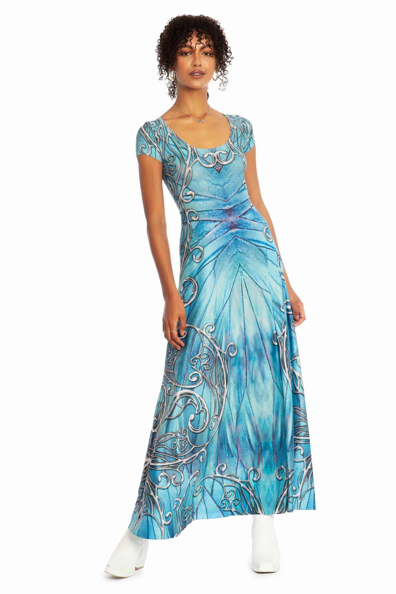 Fairy Kingdom Cap Sleeve Maxi Dress - Image 7