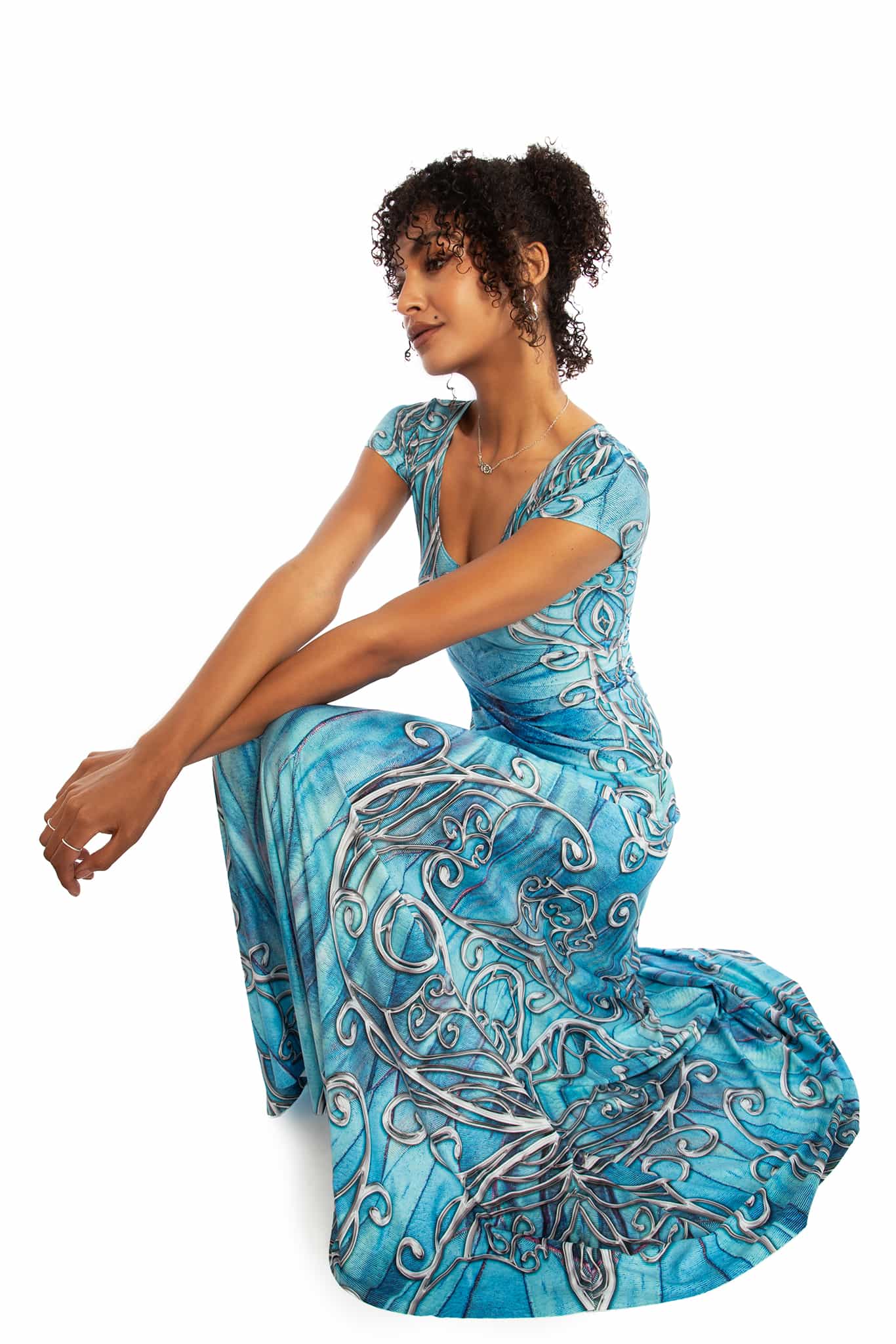 Fairy Kingdom Cap Sleeve Maxi Dress - Image 8