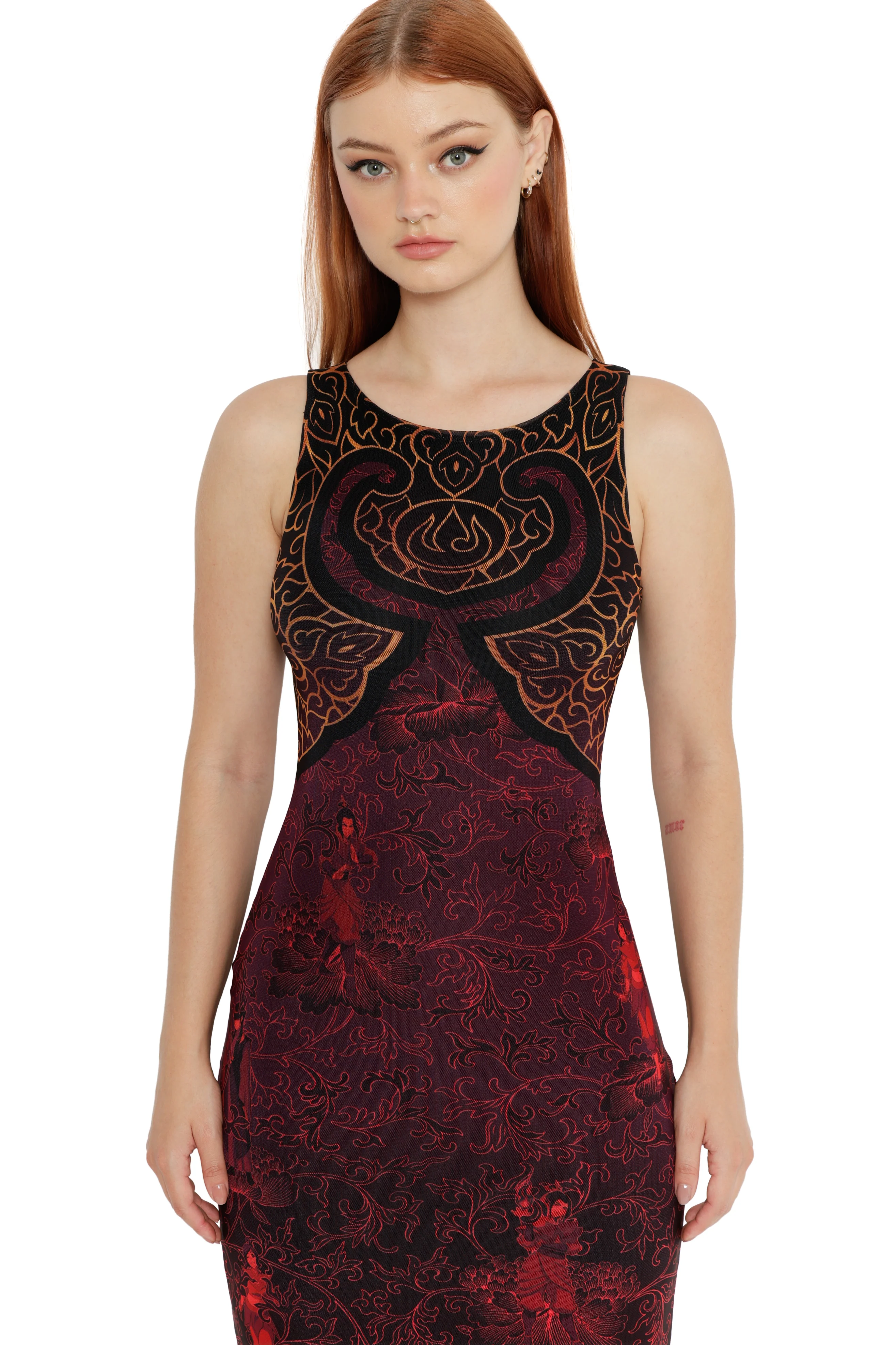 Fire Nation Trio Tank Column Maxi Dress - Image 6