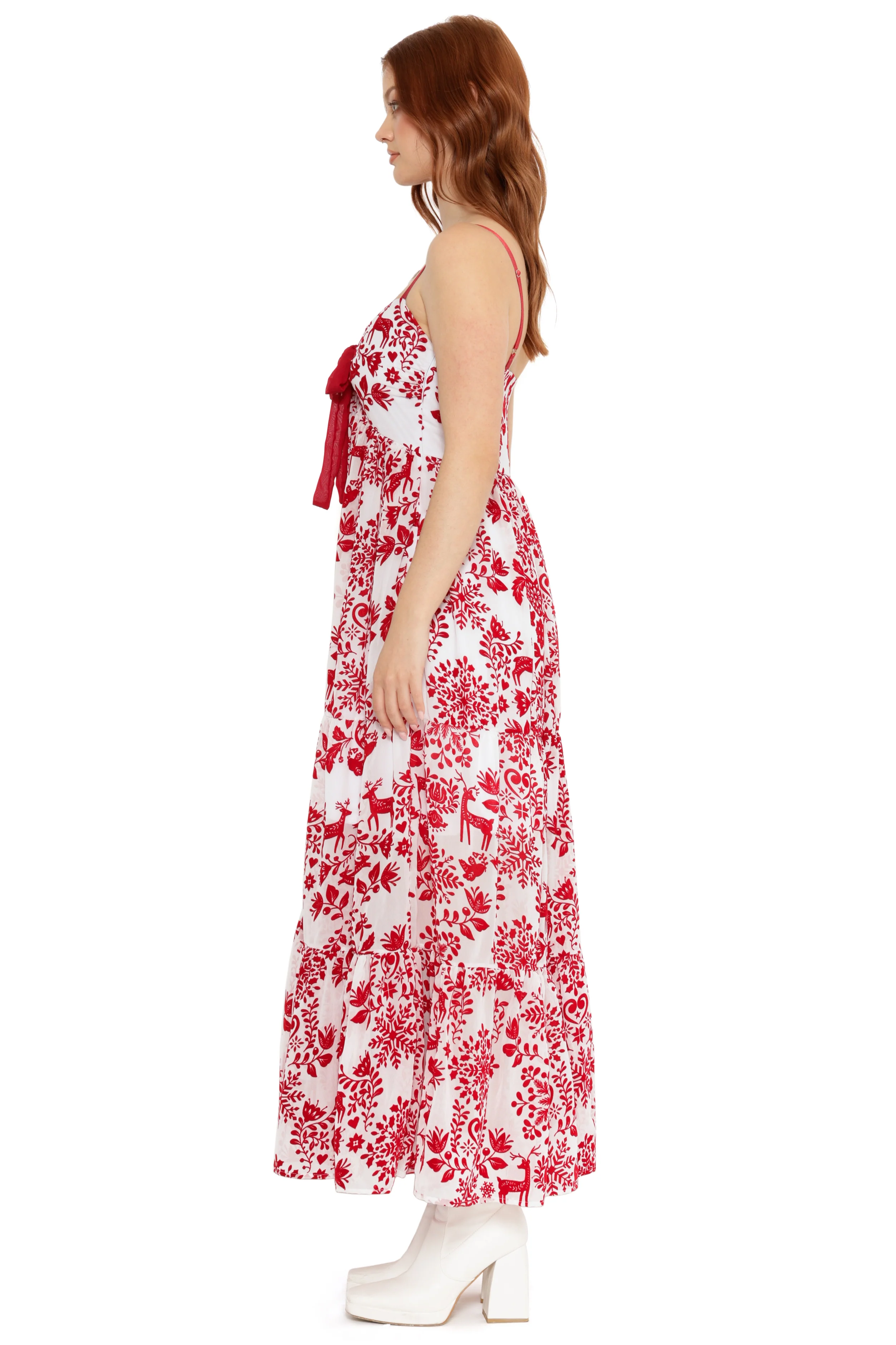 Flockmas Folk Tiered Maxi Dress - Image 4
