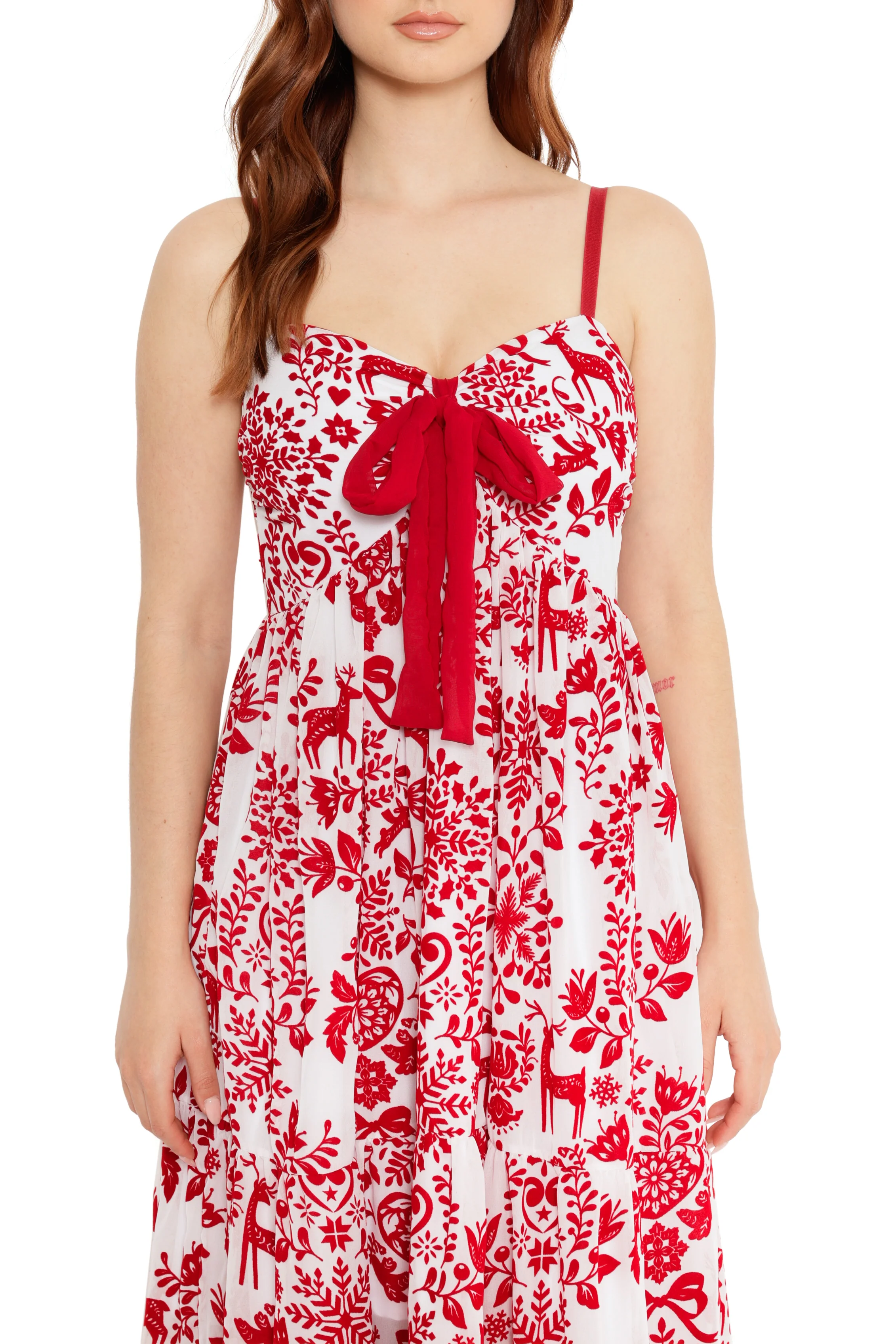 Flockmas Folk Tiered Maxi Dress - Image 5