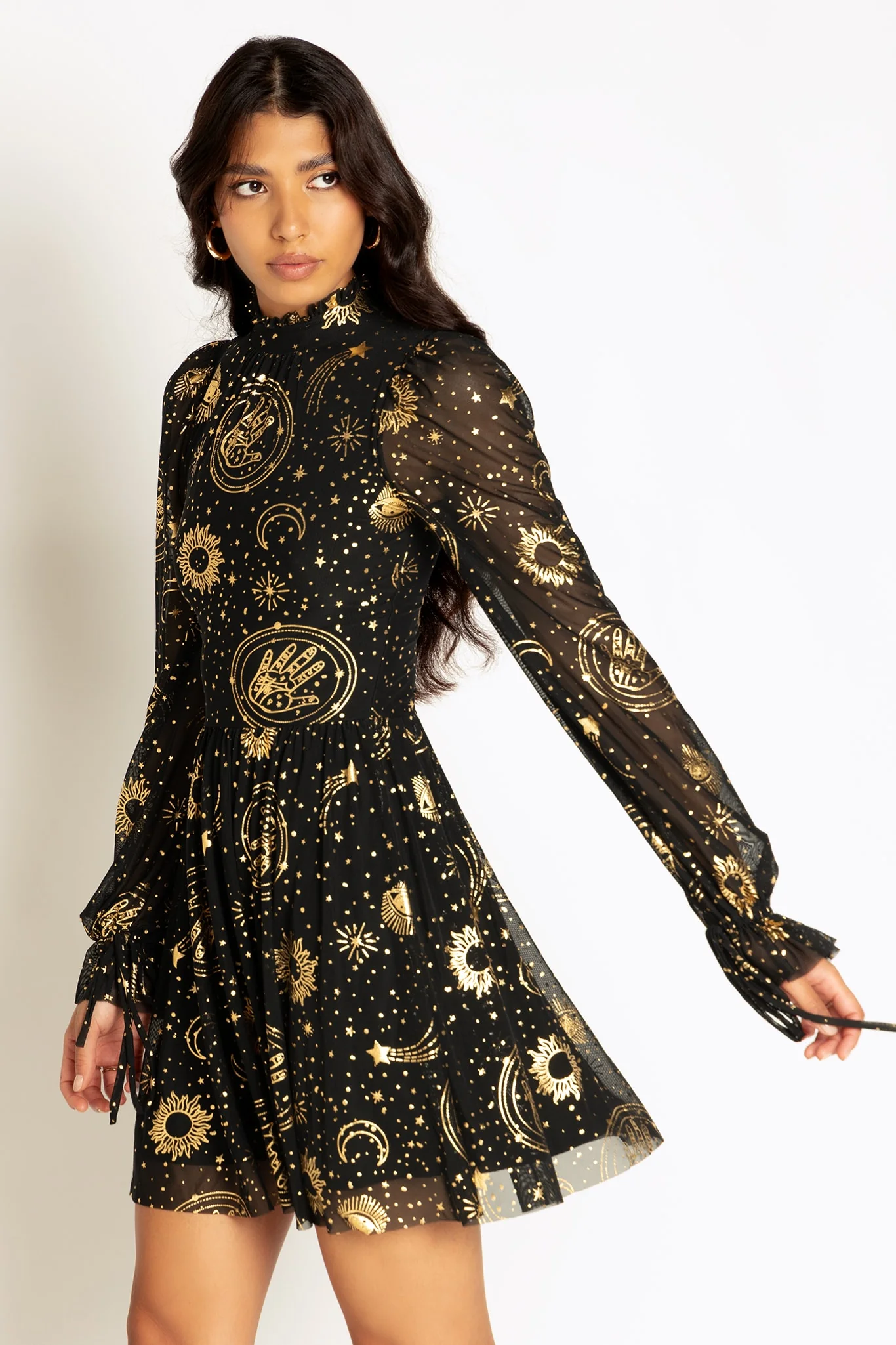 Fortune Teller Sheer Grace Dress - Image 5