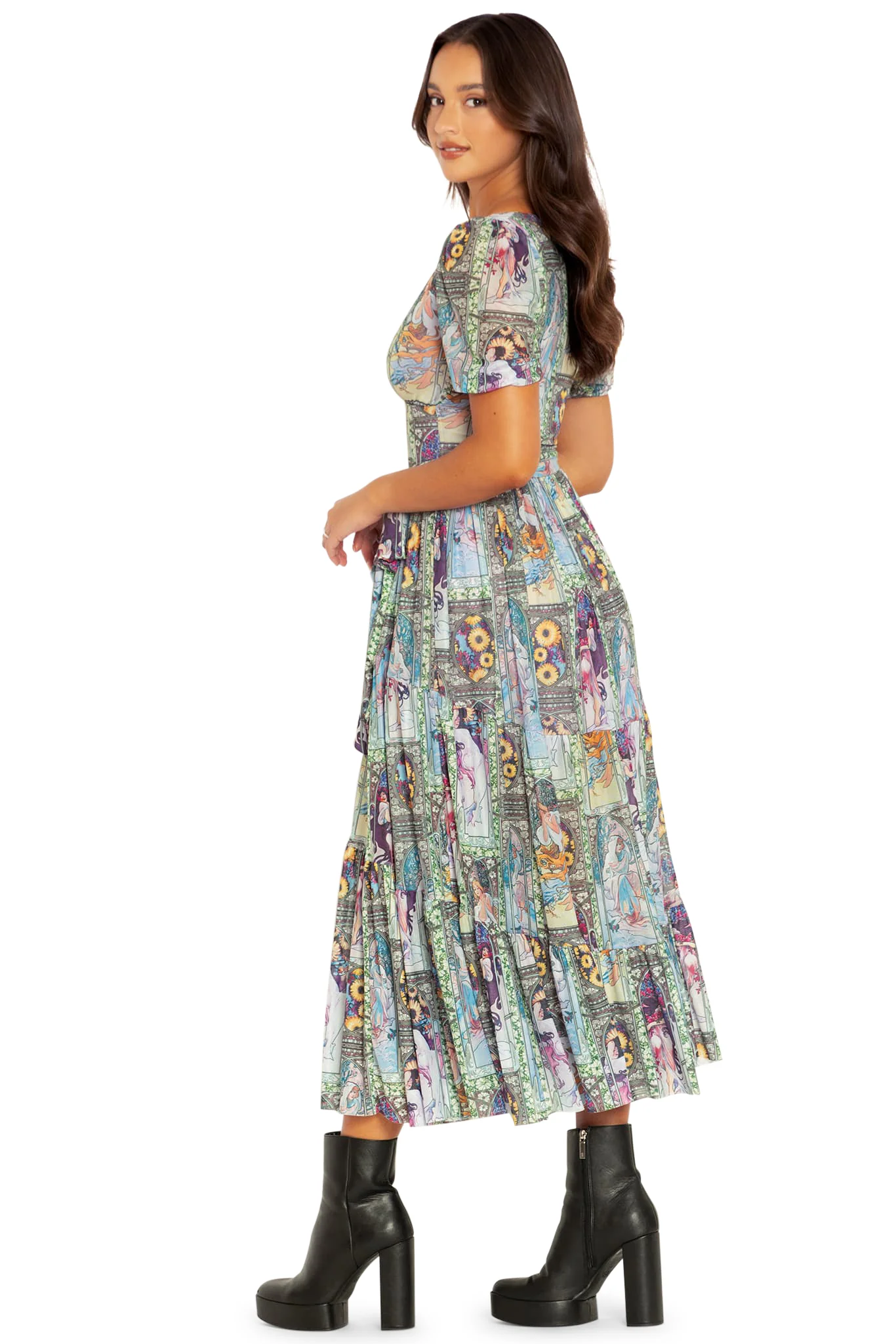 Four Seasons Wrap Midaxi Dress - Image 5