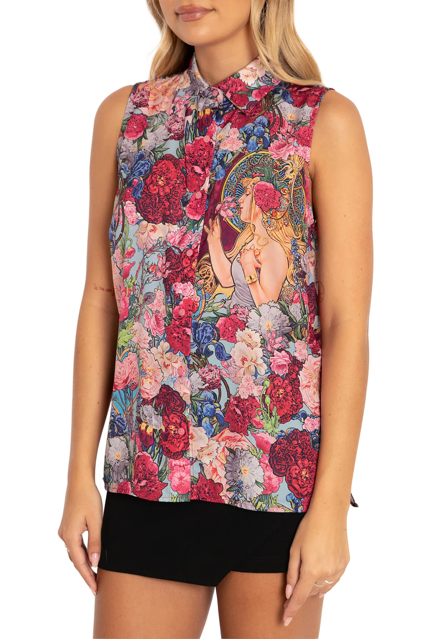 Fragrance Of Violets Work It Shirt - Image 3