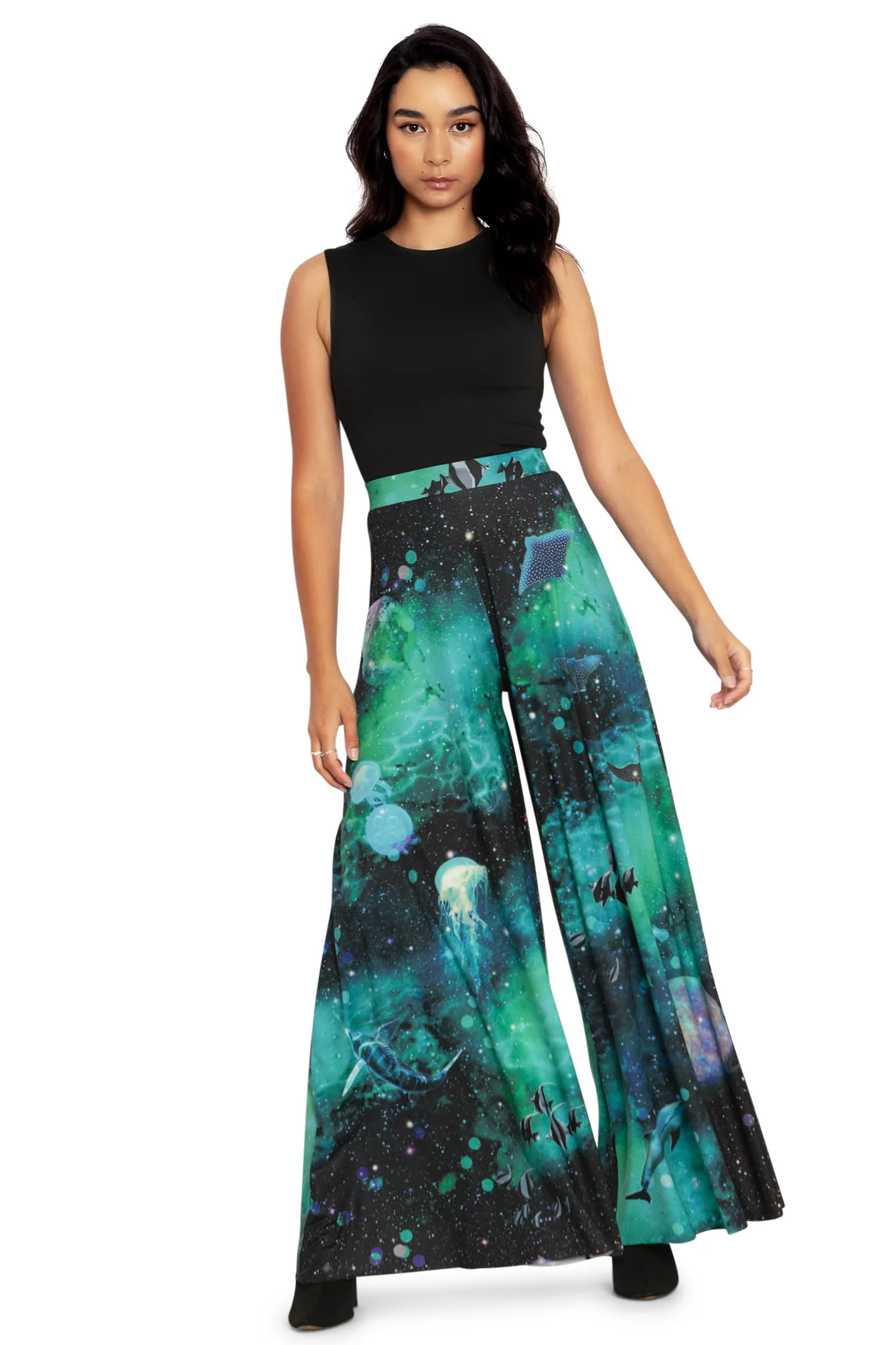 Galactic Ocean Palazzo Pants