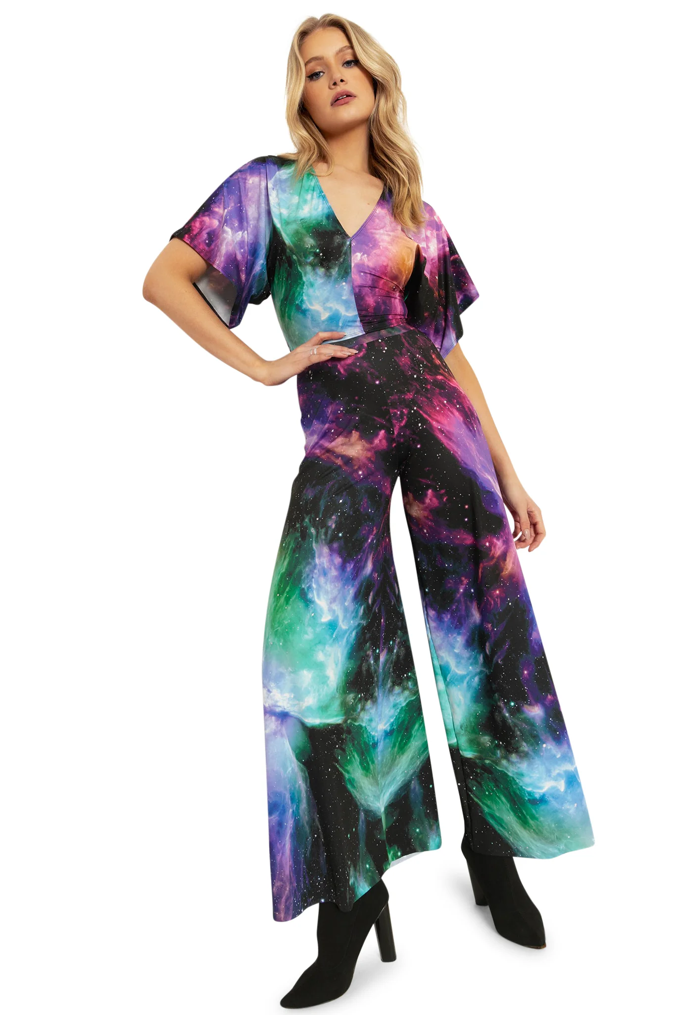 Galaxy Butterfly Kimono Tie Top - Image 6