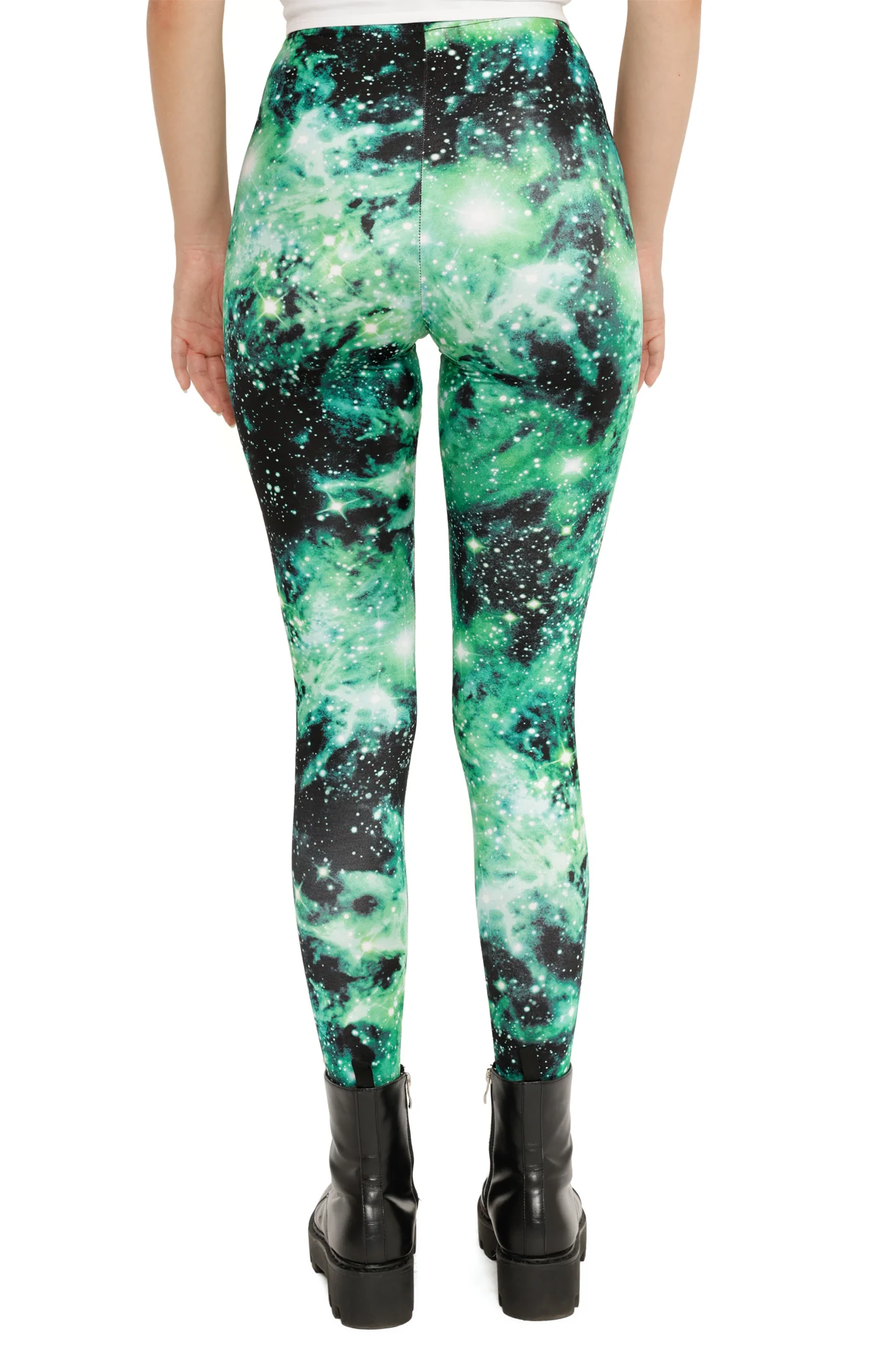 Galaxy Emerald High Waisted Leggings - Image 7