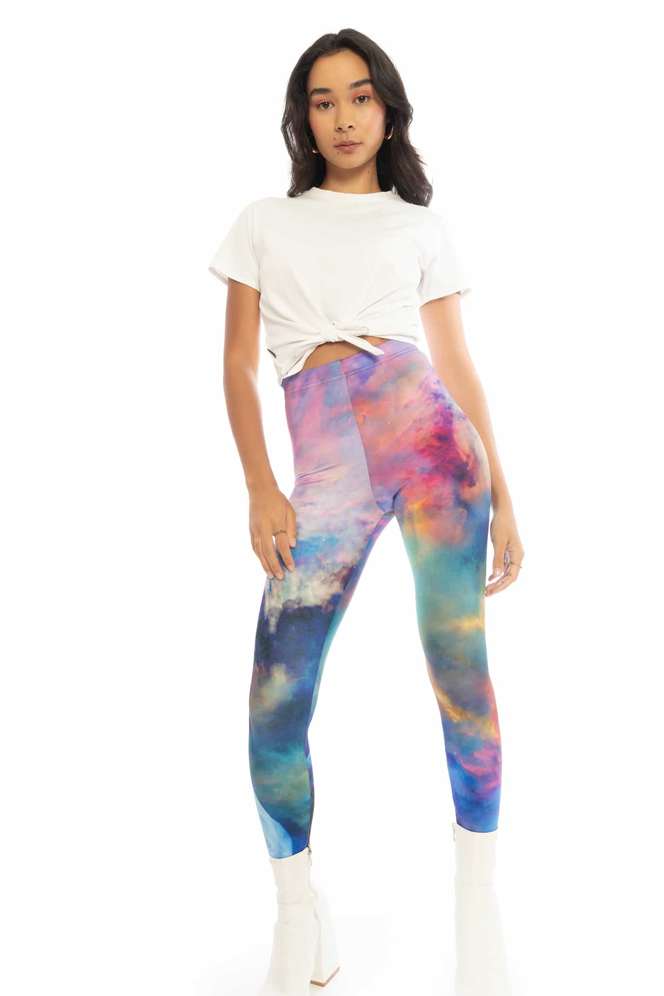 Galaxy Lagoon High Waisted Leggings - Image 8