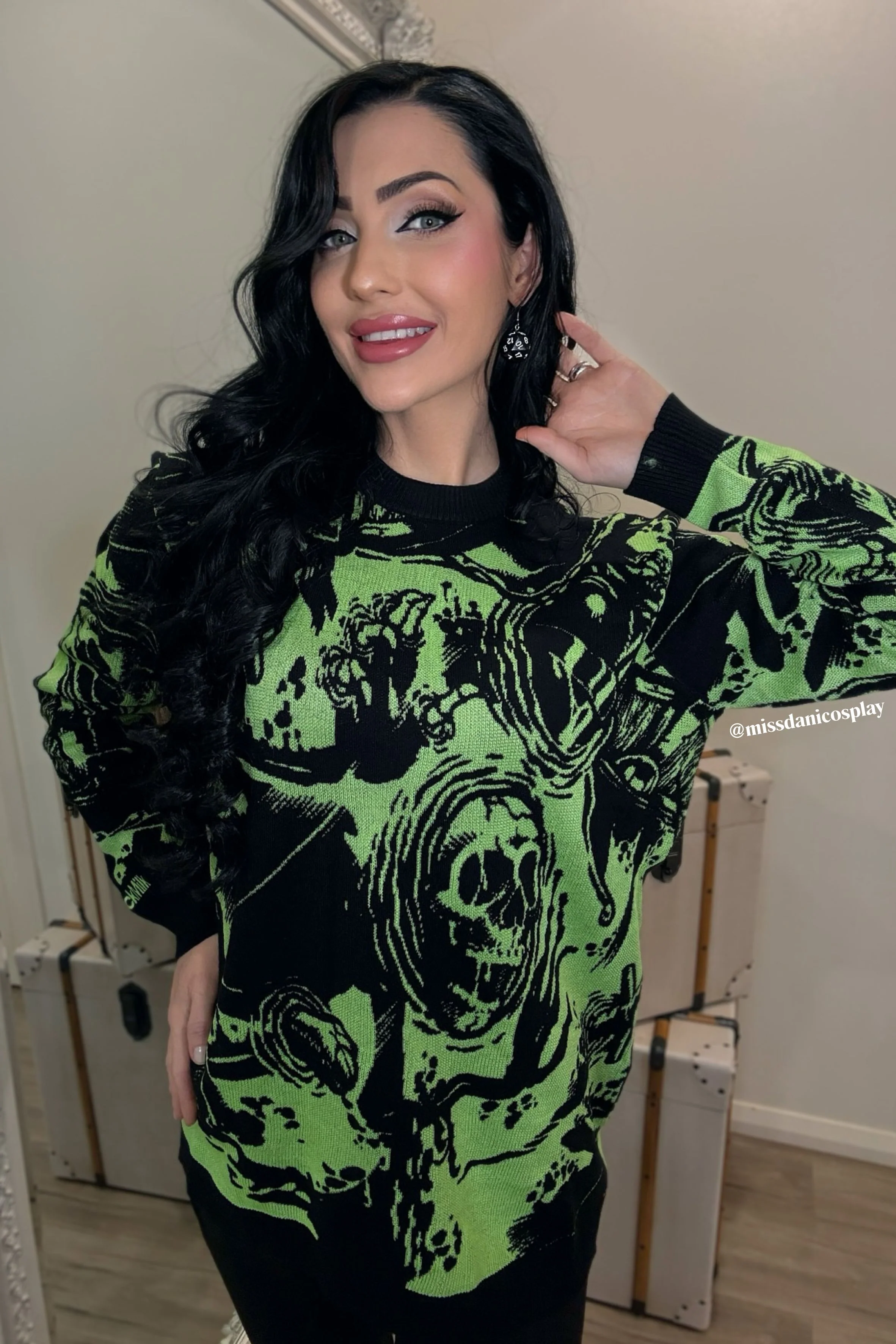 Gelatinous Cube Oversized Knit Sweater