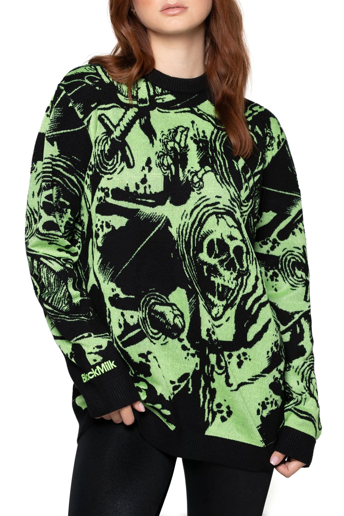 Gelatinous Cube Oversized Knit Sweater - Image 6