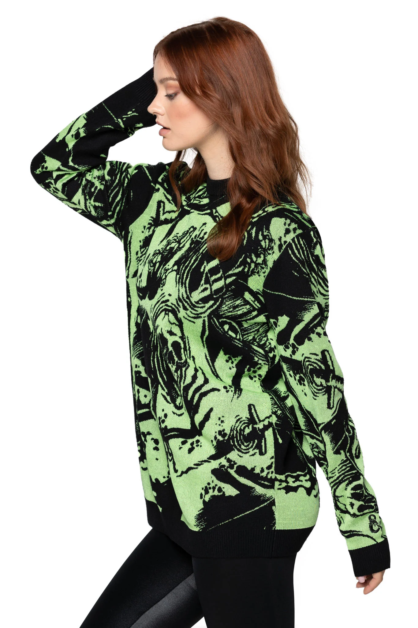 Gelatinous Cube Oversized Knit Sweater - Image 8