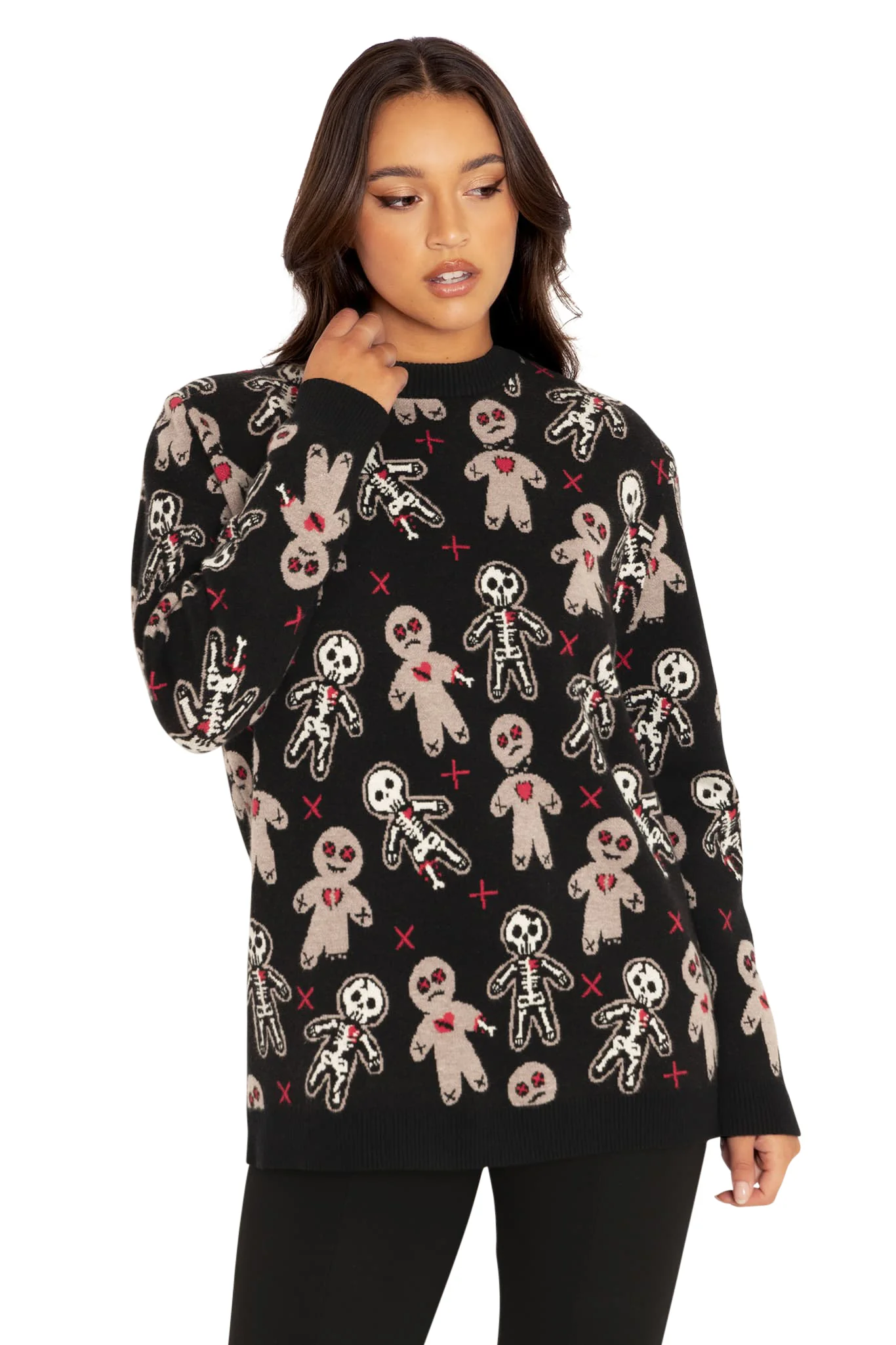 Gingerdead Men Oversized Knit Sweater