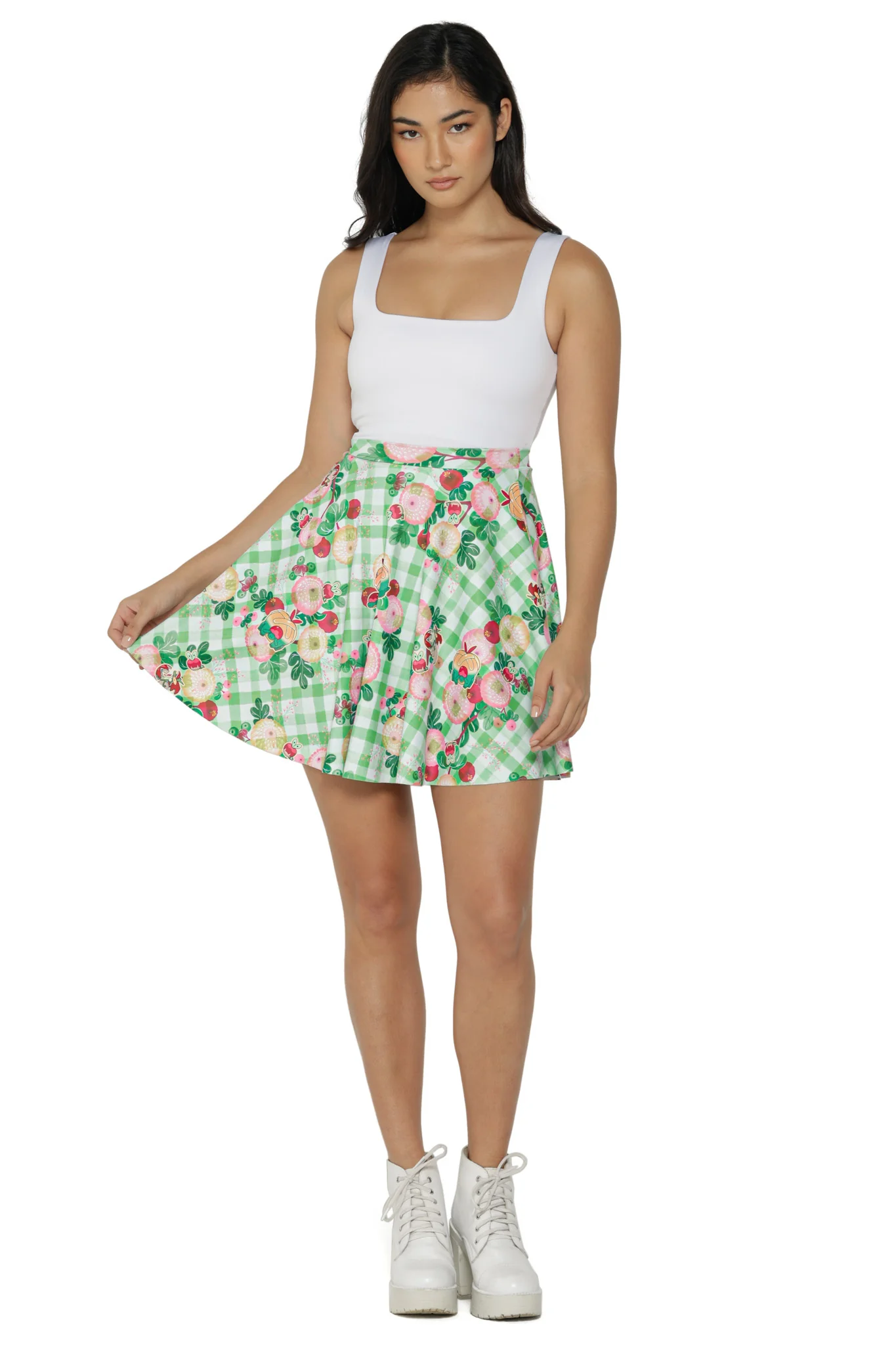 Gingham Applin Evolution Pocket Skater Skirt - Image 6