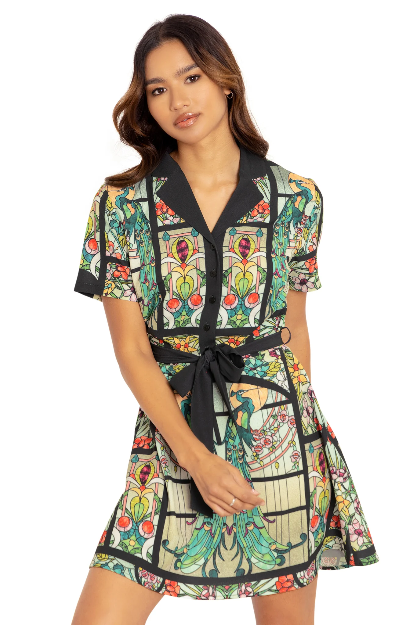 Glass Garden Shirt Dress - Image 7