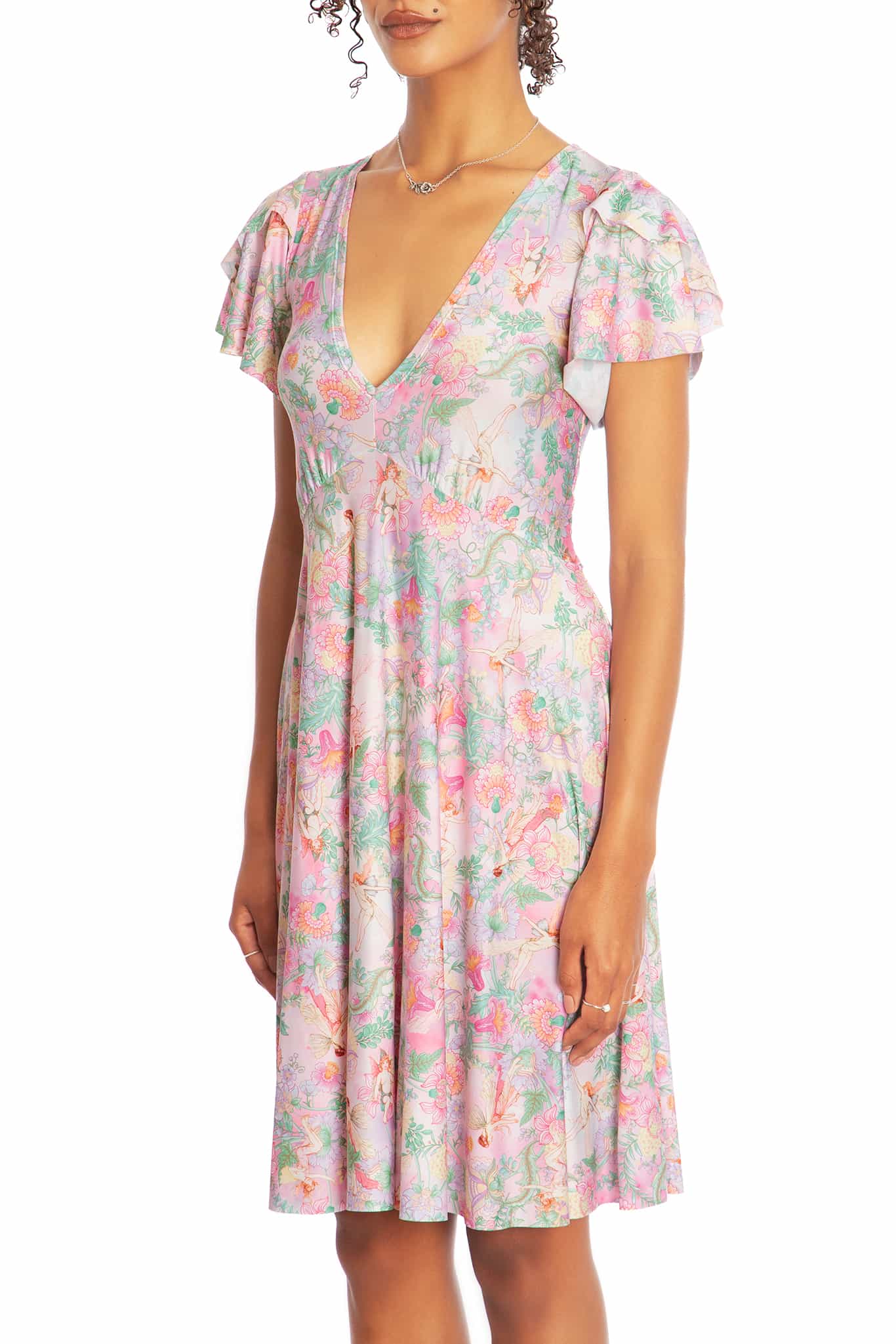 Goble Fairies Tulip Sleeve Longline Dress - Image 3