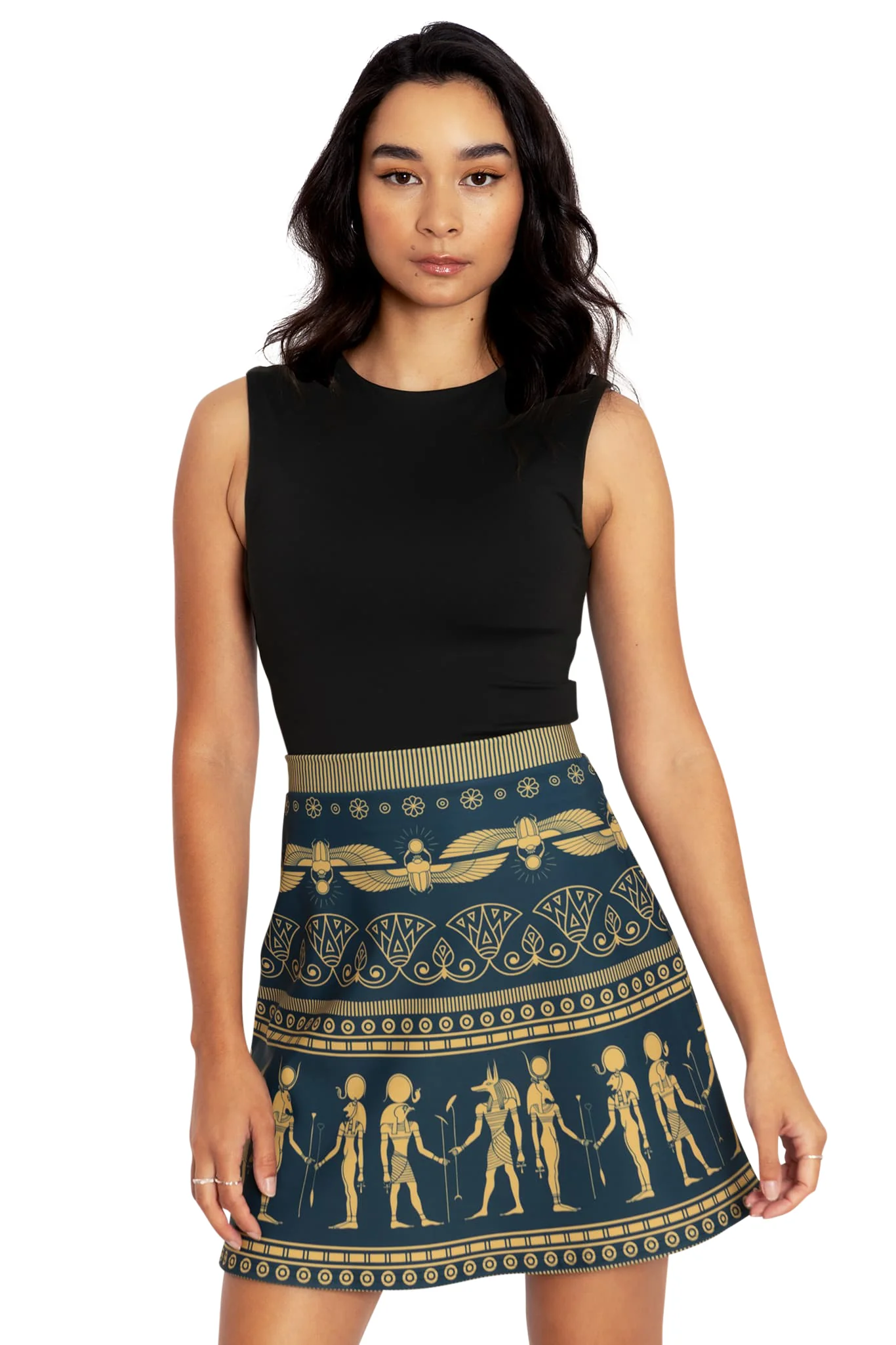 Gods Of Egypt A-Line Skirt