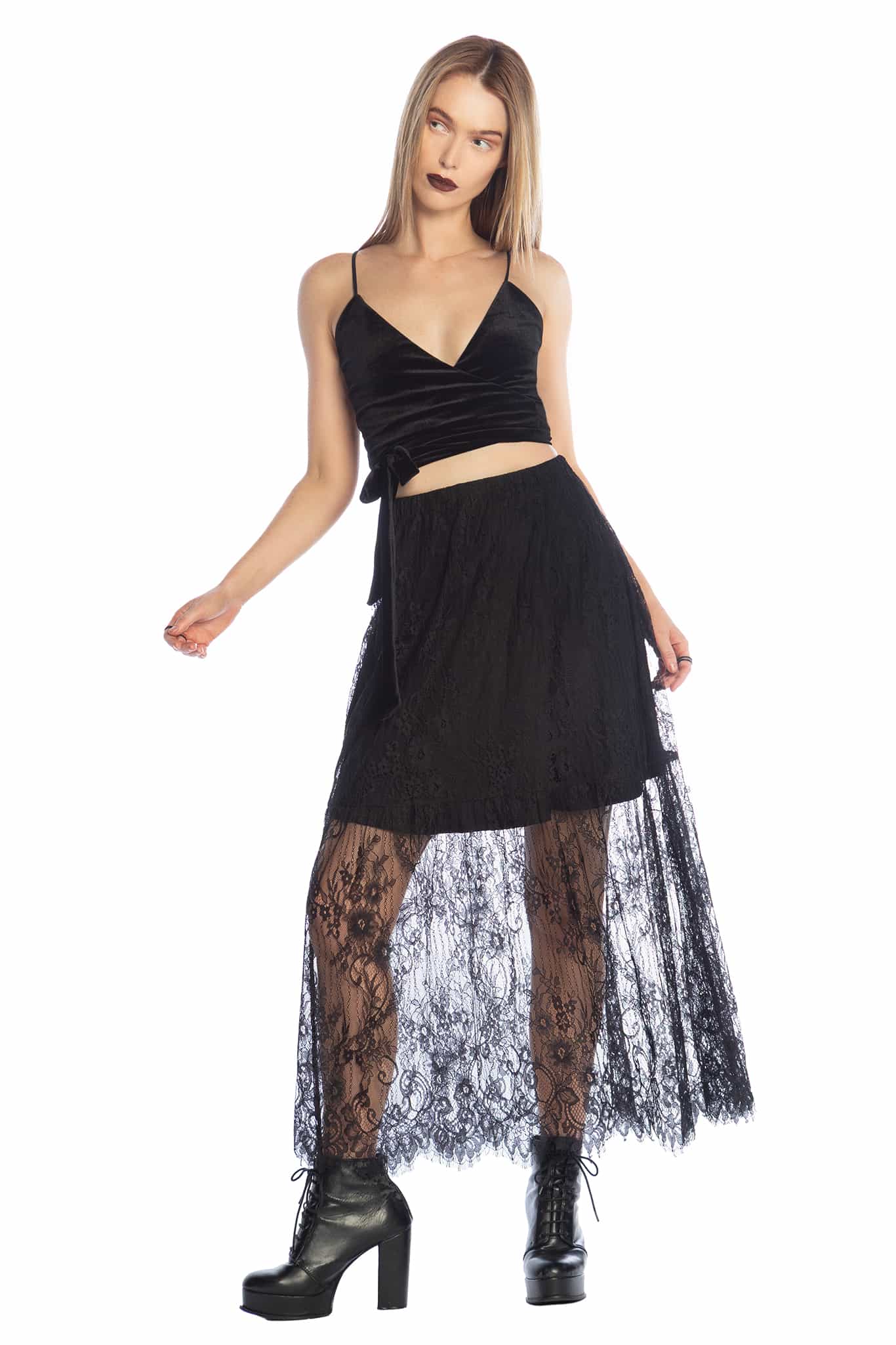 Black Slip Skirt - Image 7
