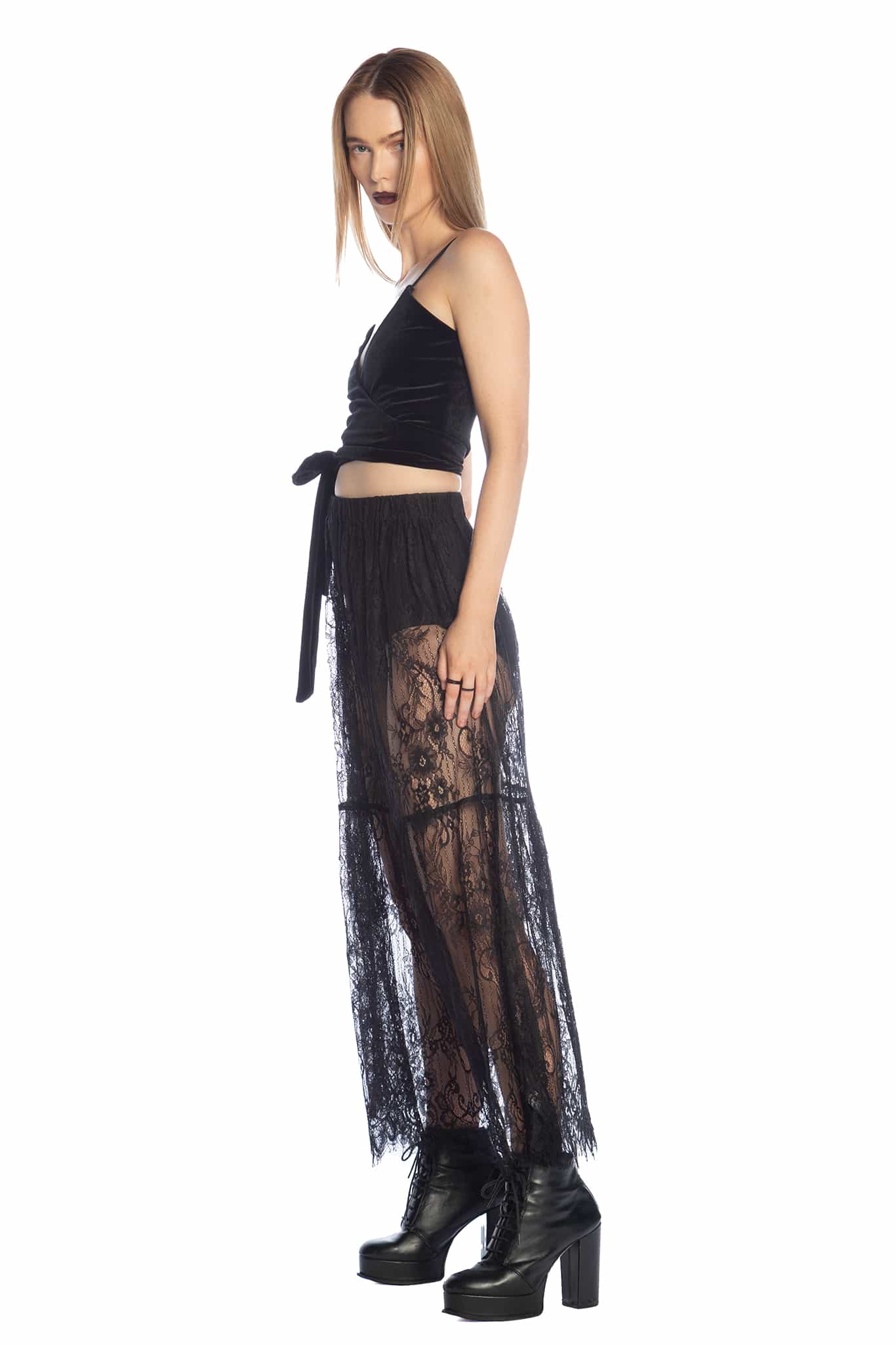 Gossamer Lace Maxi Skirt - Image 9