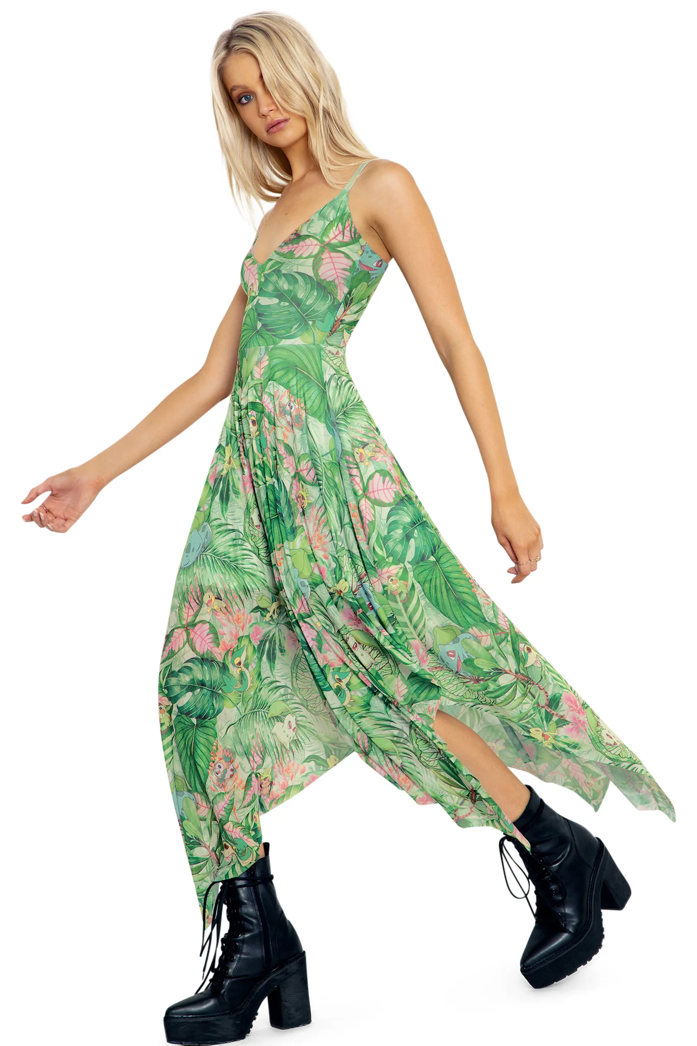 Grass-type Starters Handkerchief Dress - Image 4
