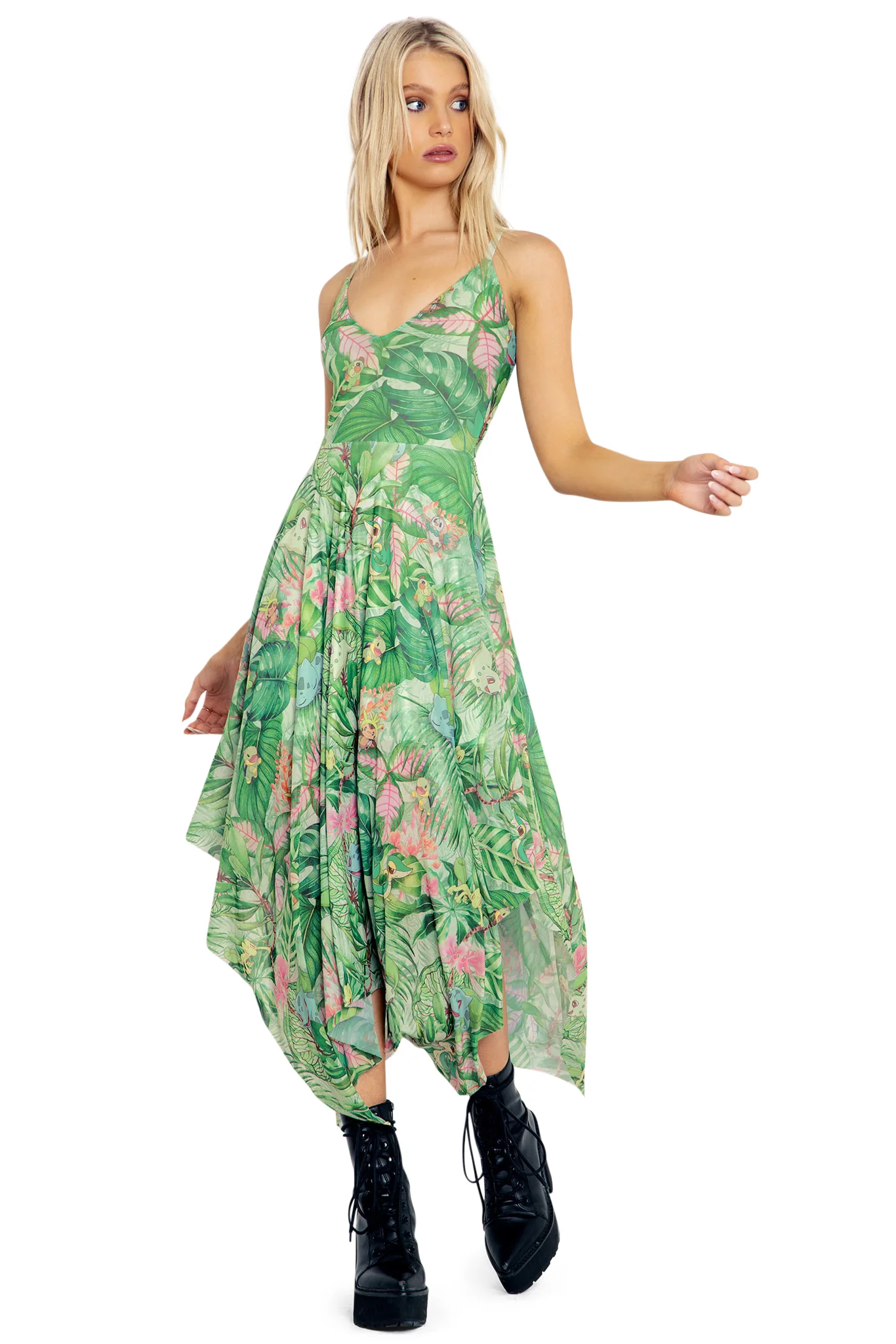 Grass-type Starters Handkerchief Dress - Image 5