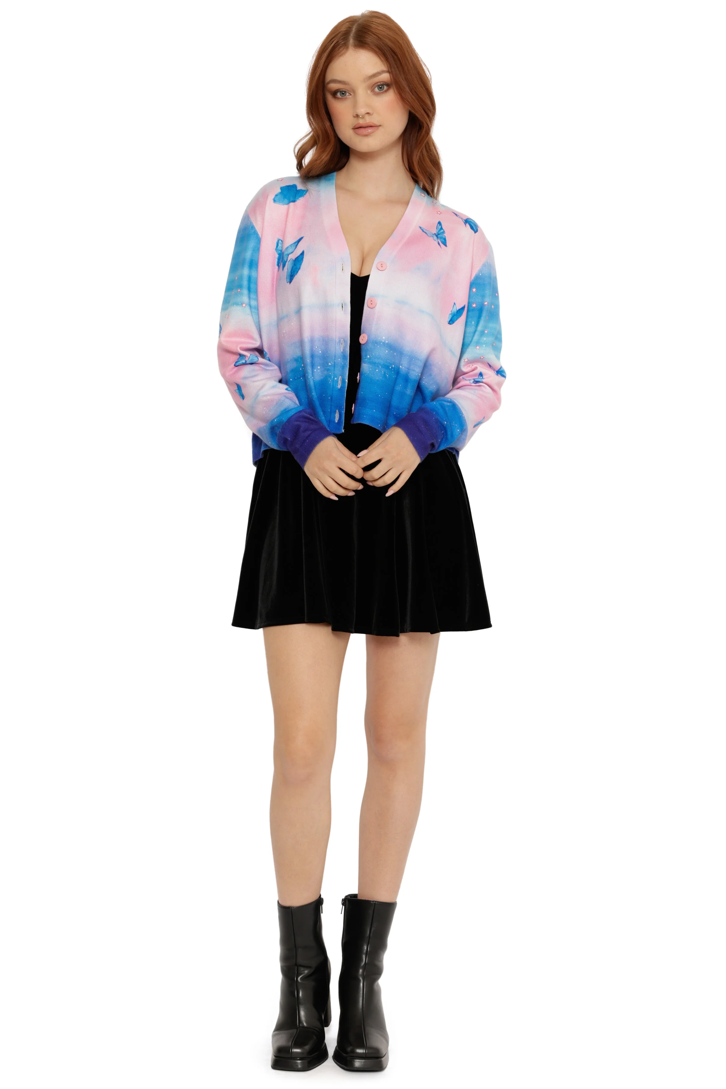 Happy Hare Printed Knit Cardigan (Seconds) - Image 3