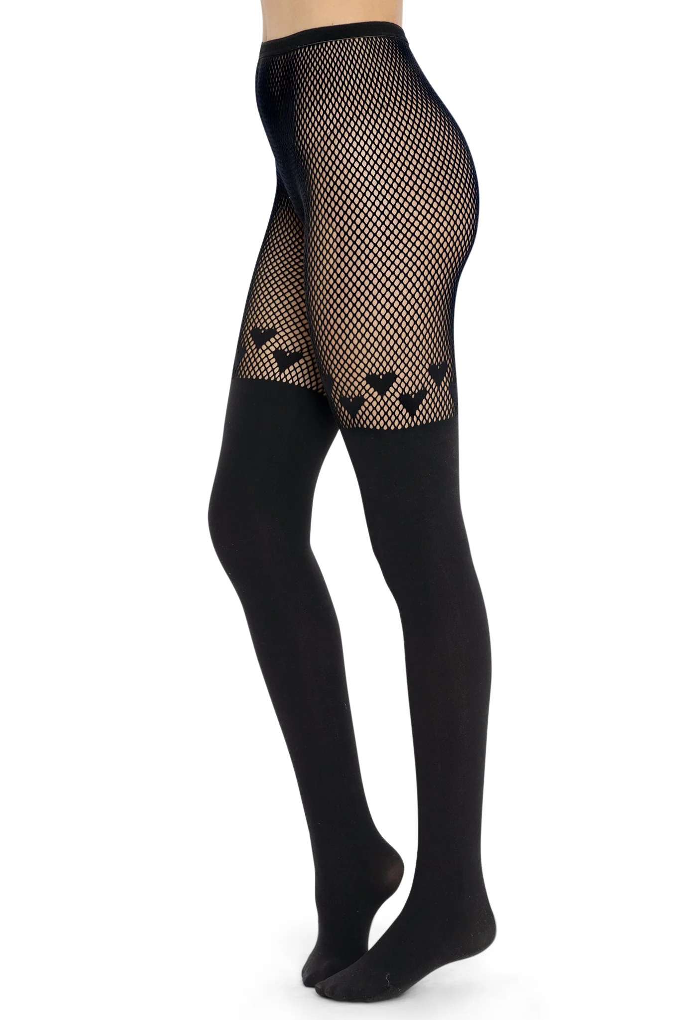 Hearts Suspender Hosiery