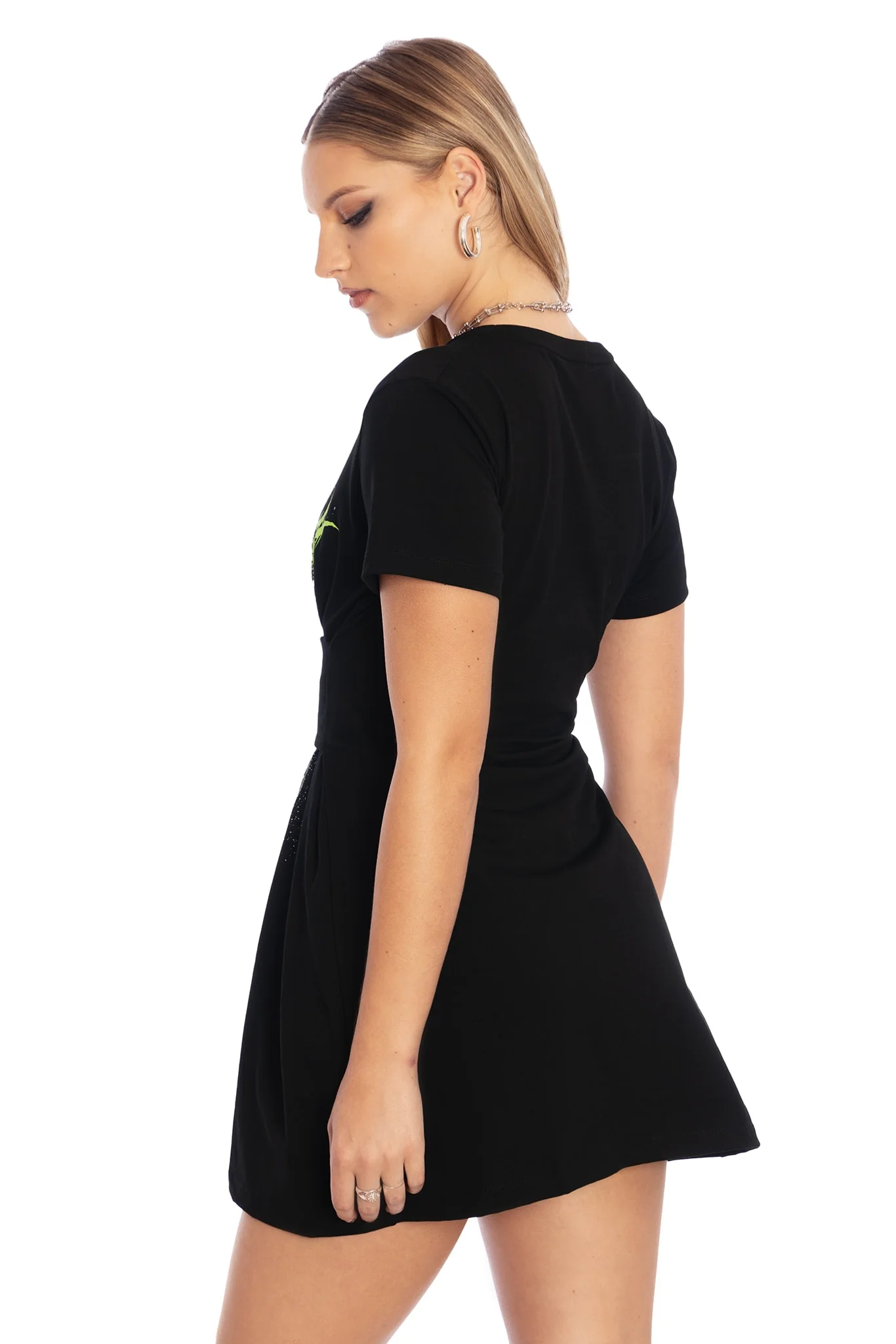 Heavy Mewtal Corset Tee Dress - Image 2