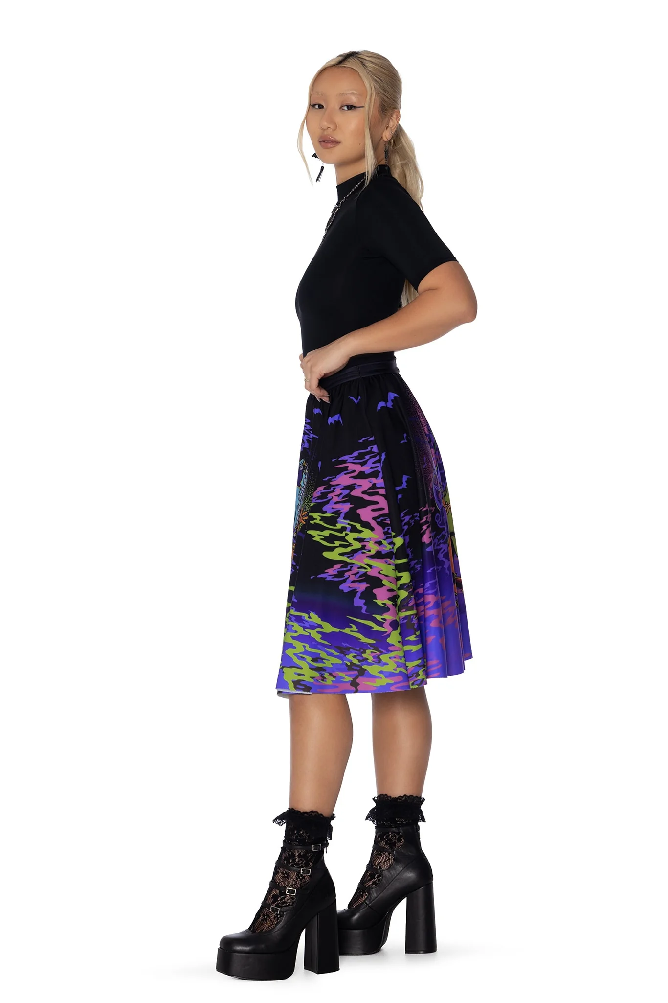 Heebie Jeebiesville Pocket Midi Skirt - Image 7