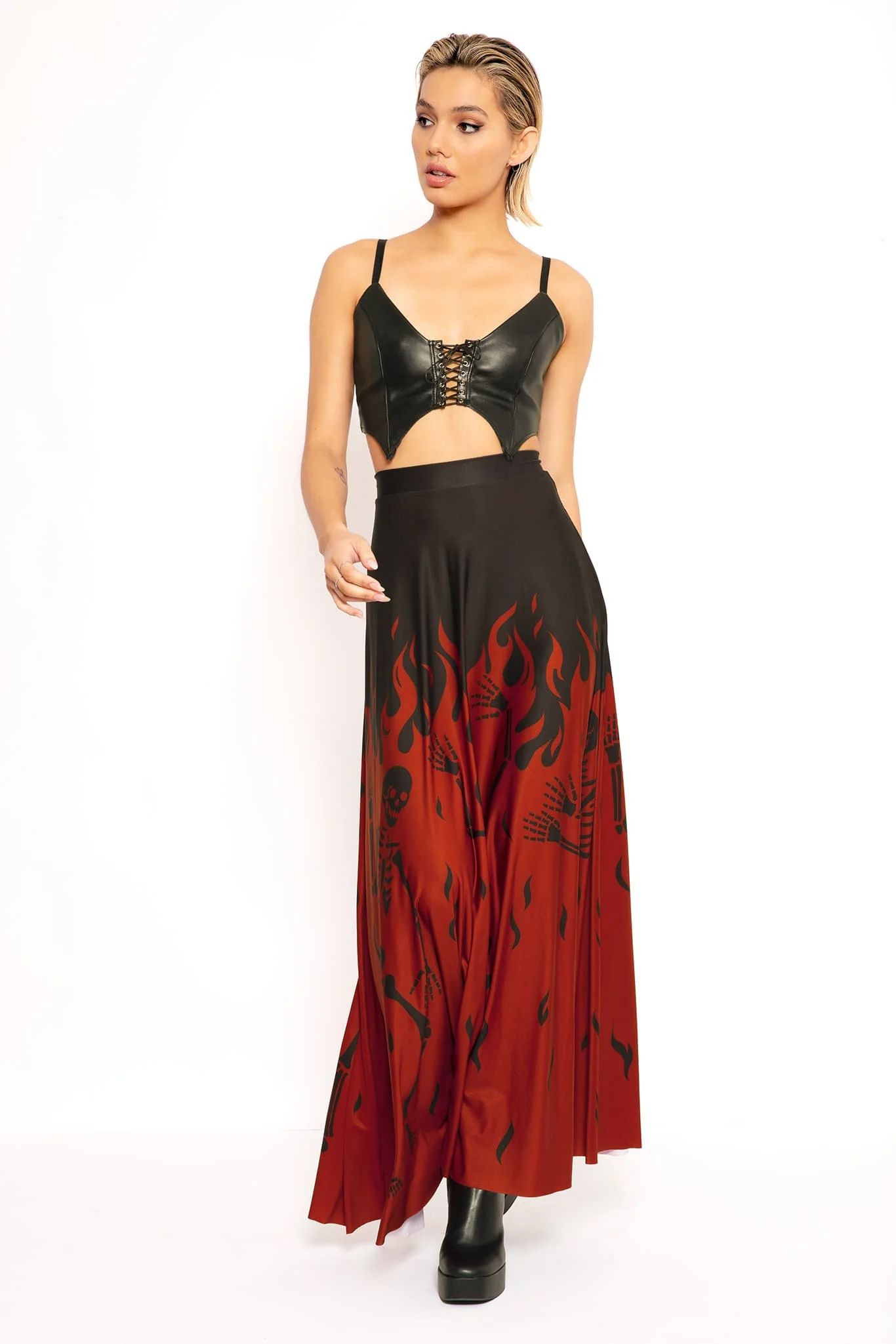 Hellfire Maxi Skirt - Image 5