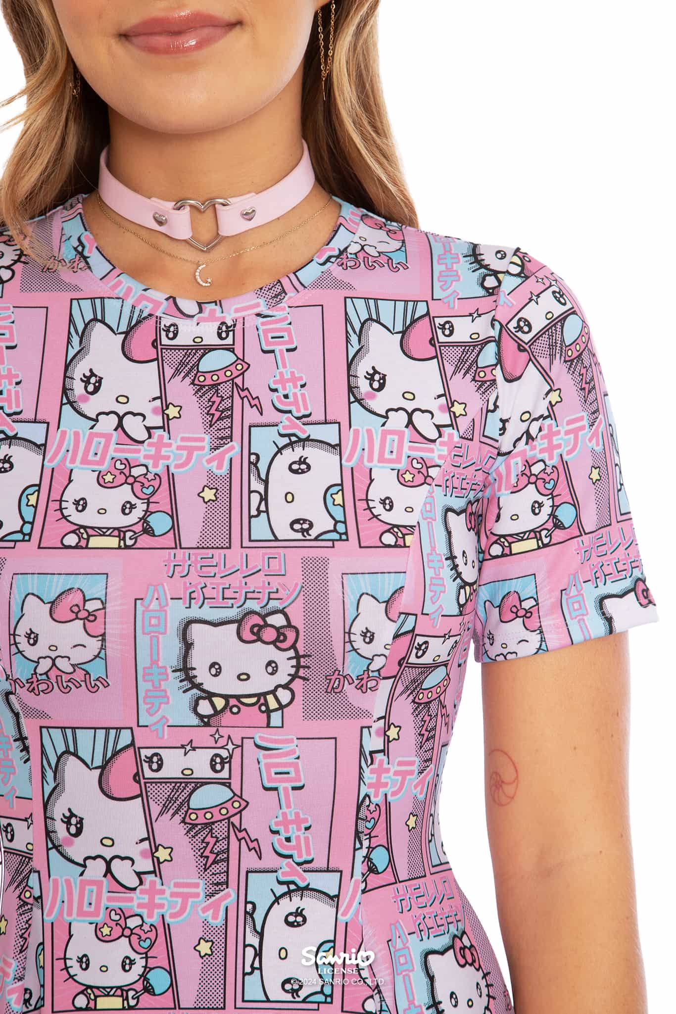 Hello Kitty Manga Evil Tee Dress - Image 5
