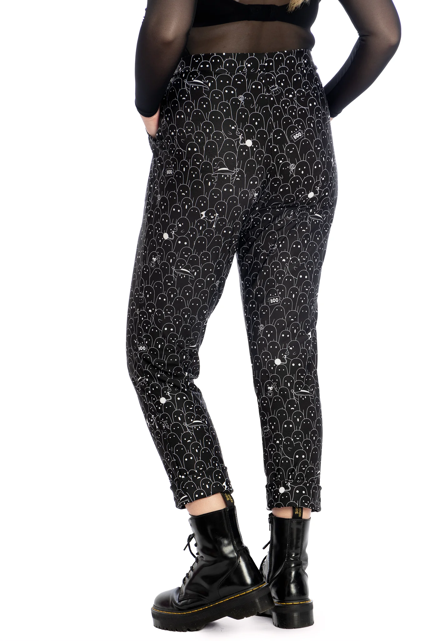 Hide And Shriek Cuffed Pants - Image 2
