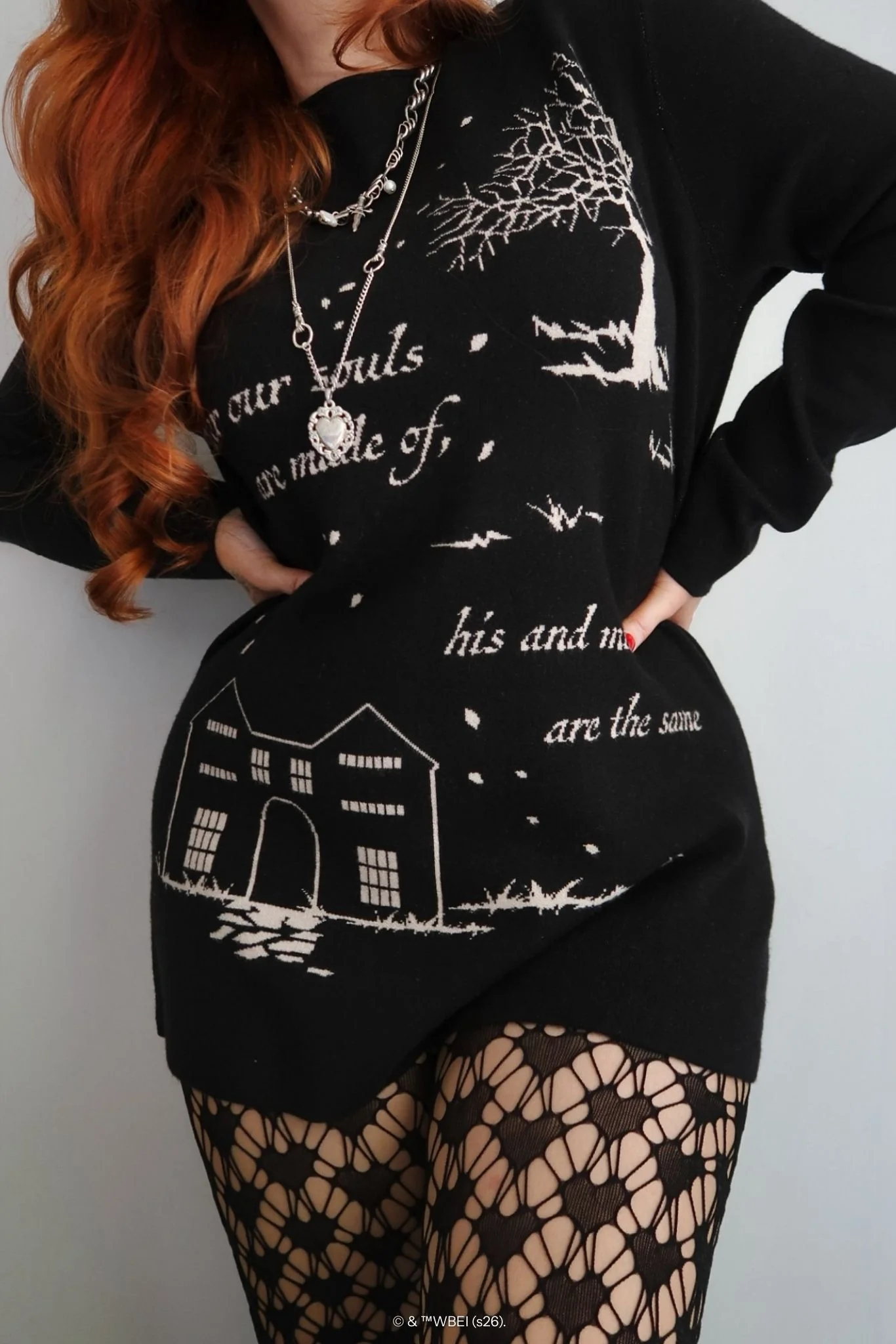 His and Mine High Neck Sweater