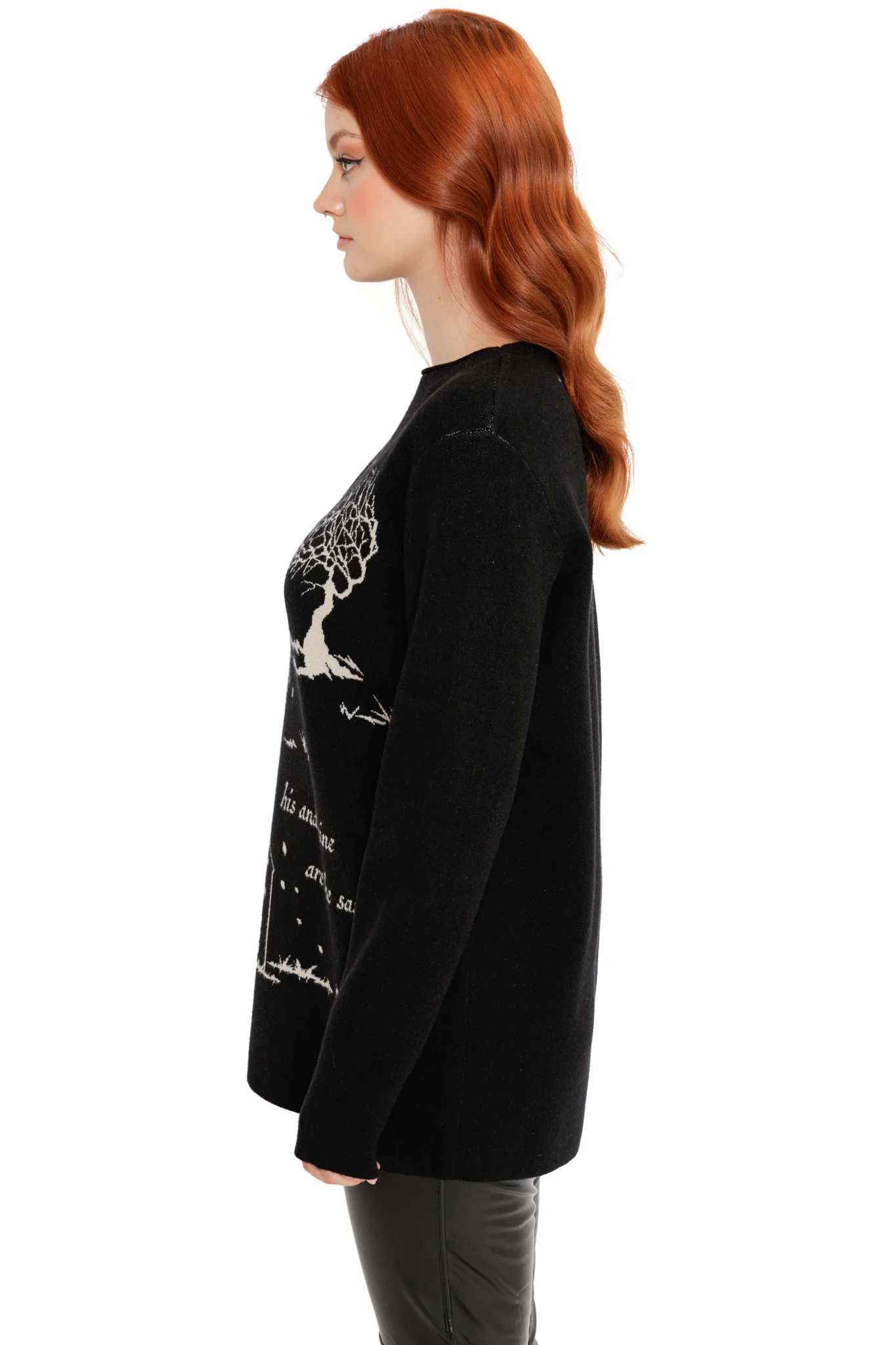 His and Mine High Neck Sweater - Image 4