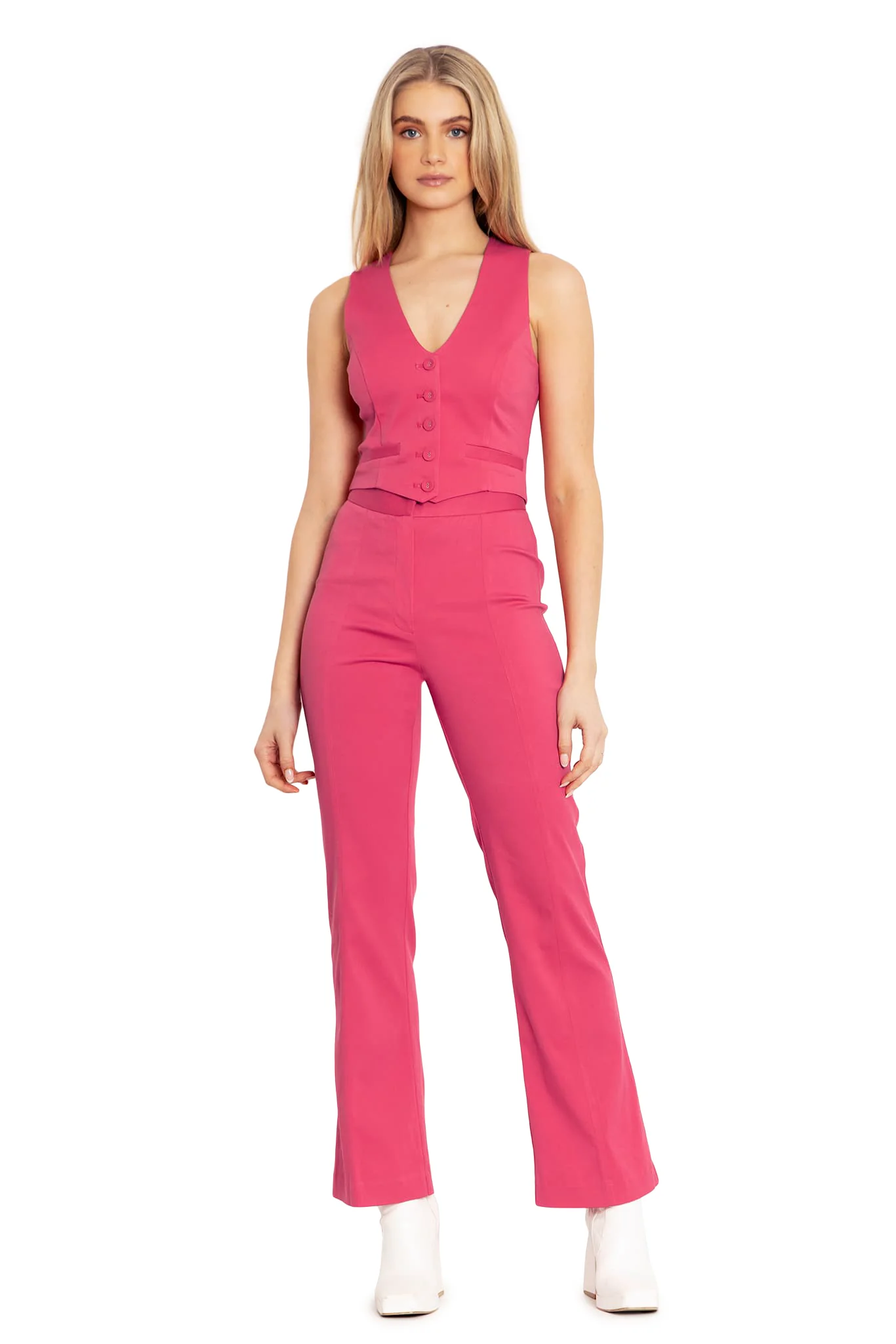 Hot Pink Bootleg Pants - Image 5