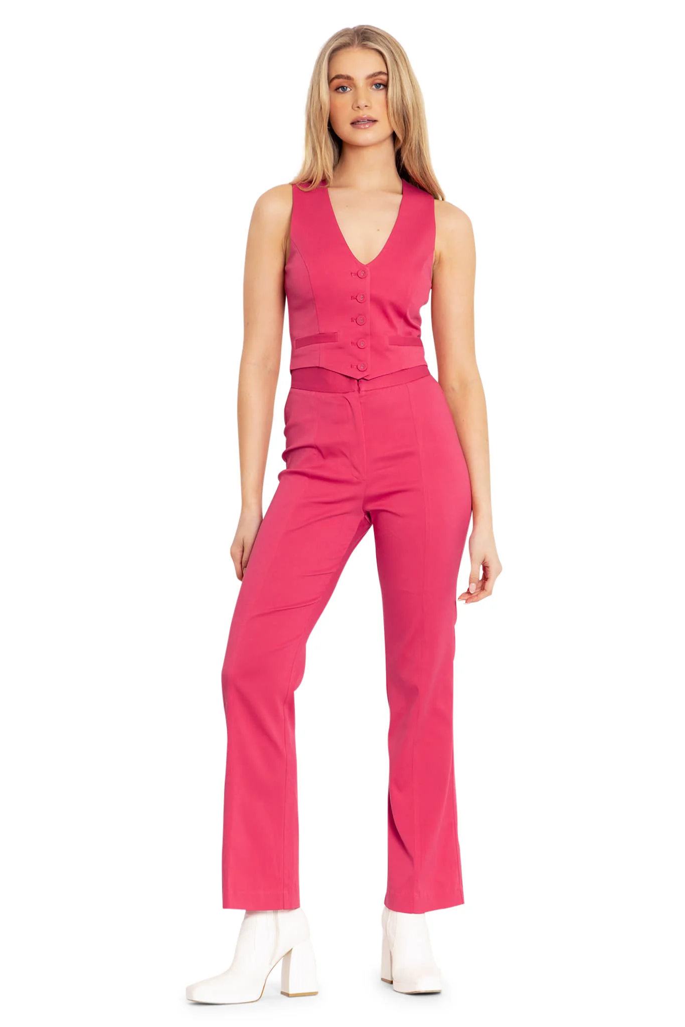 Hot Pink Waistcoat - Image 5