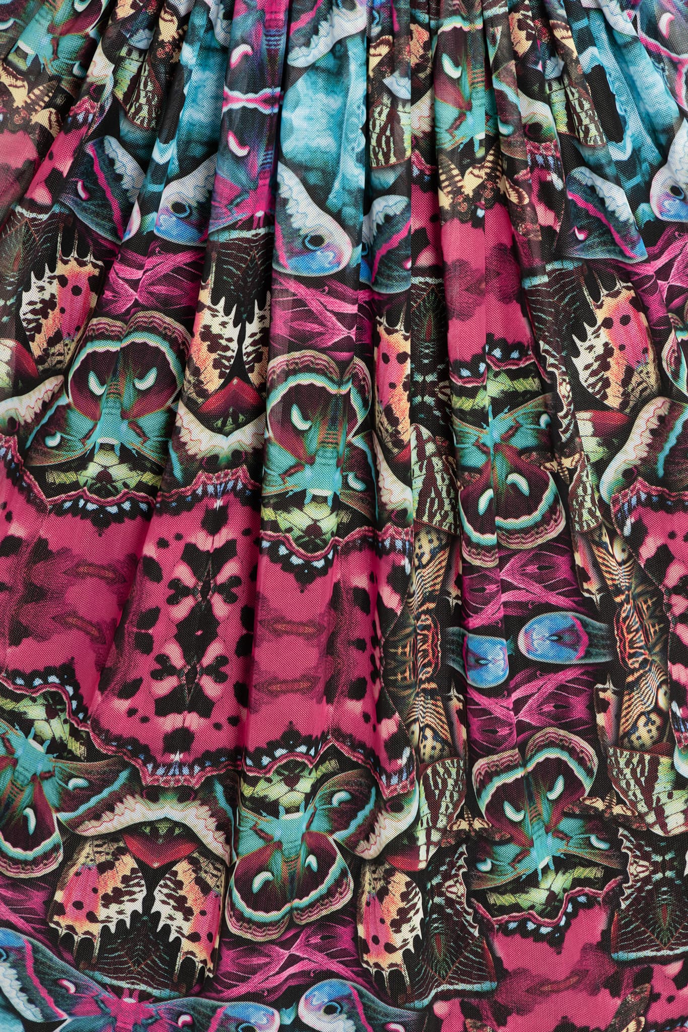 Hyper Moth Scoop Sheer Midaxi Dress - Image 5