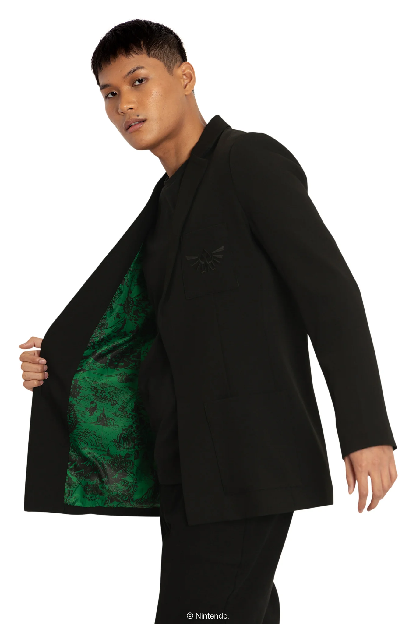 Hyrule Map Green Blazer - Image 6