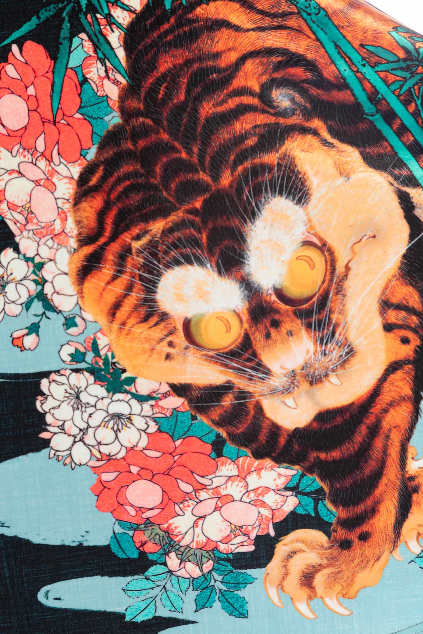 I Got That Tiger In Me Velvet Princess Midi Dress - Image 6