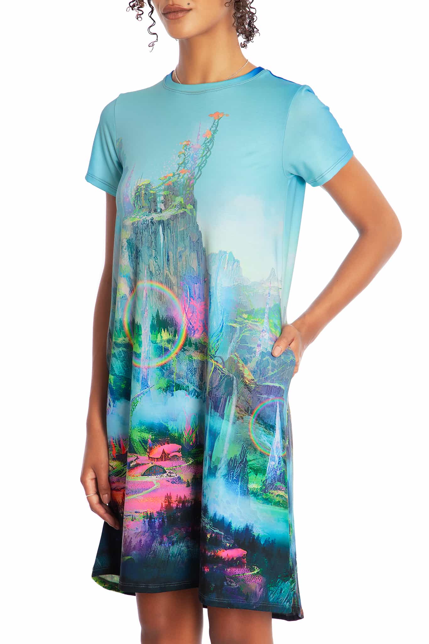 Il Mheg Longline Swing Tee Dress - Image 3