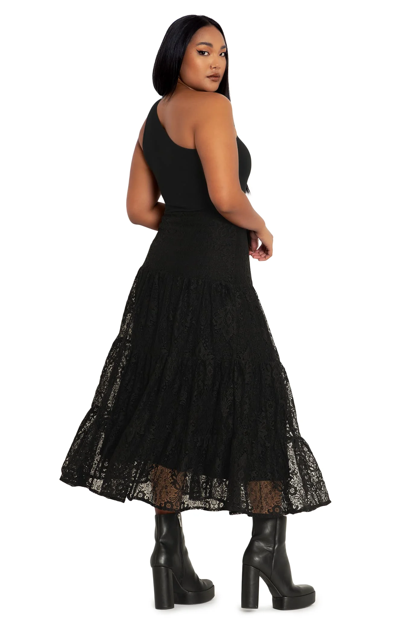 Immortal Lace Tier Midaxi Skirt - Image 2