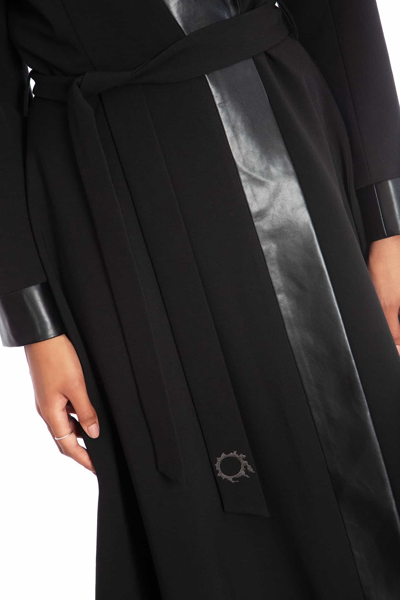 Job Icons Asymmetric Trench Coat - Image 6