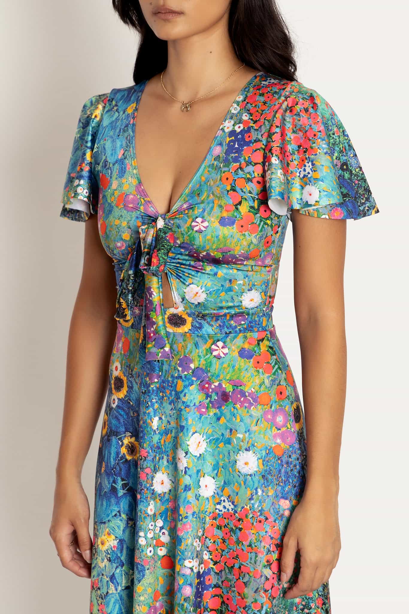 Klimt Collage Rio Midaxi Dress - Image 4